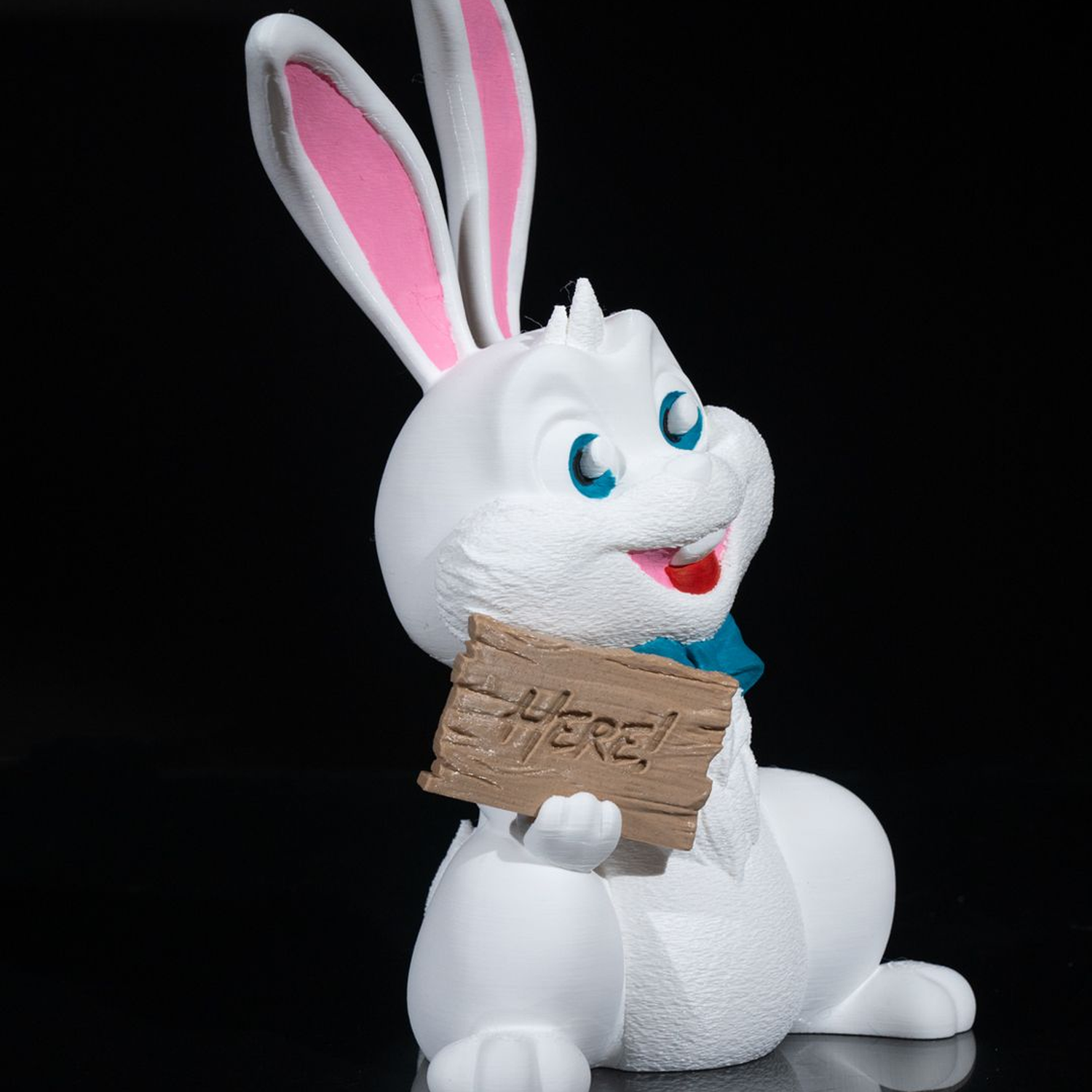 Here! Bunny Sign