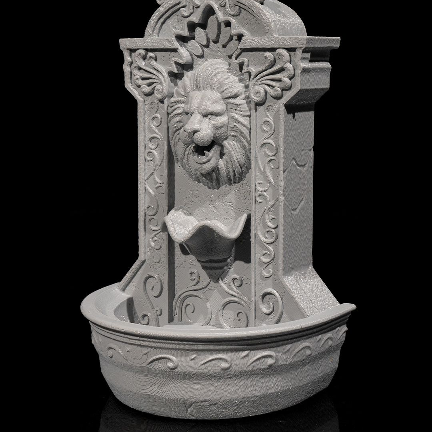 Lion's Courage Fountain Backflow Burner