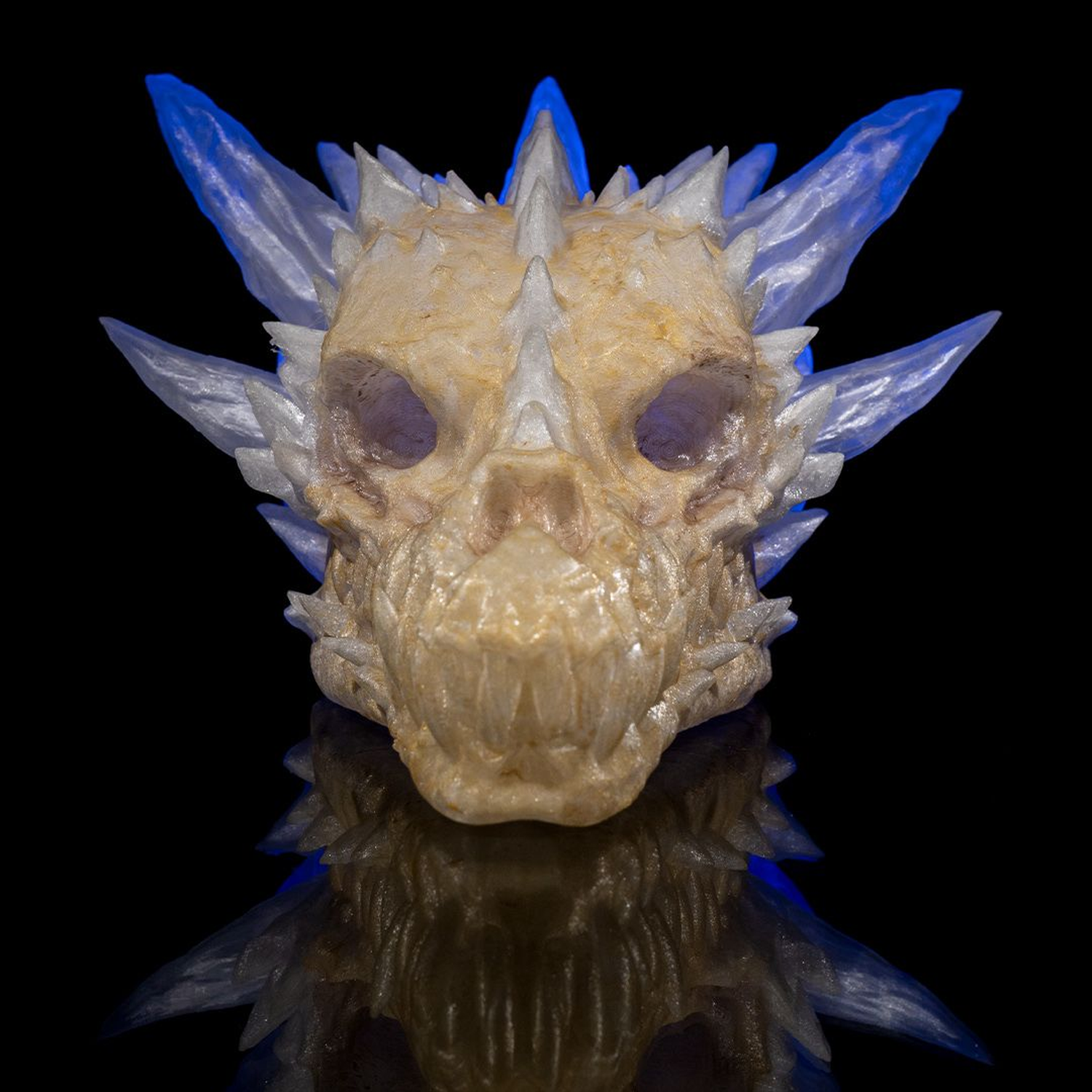 Diamond Dragon Skull
