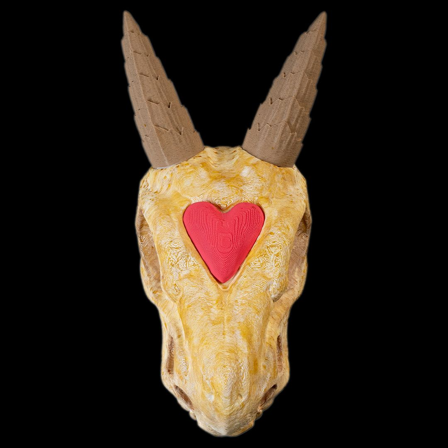 Silver Hatchling Skull