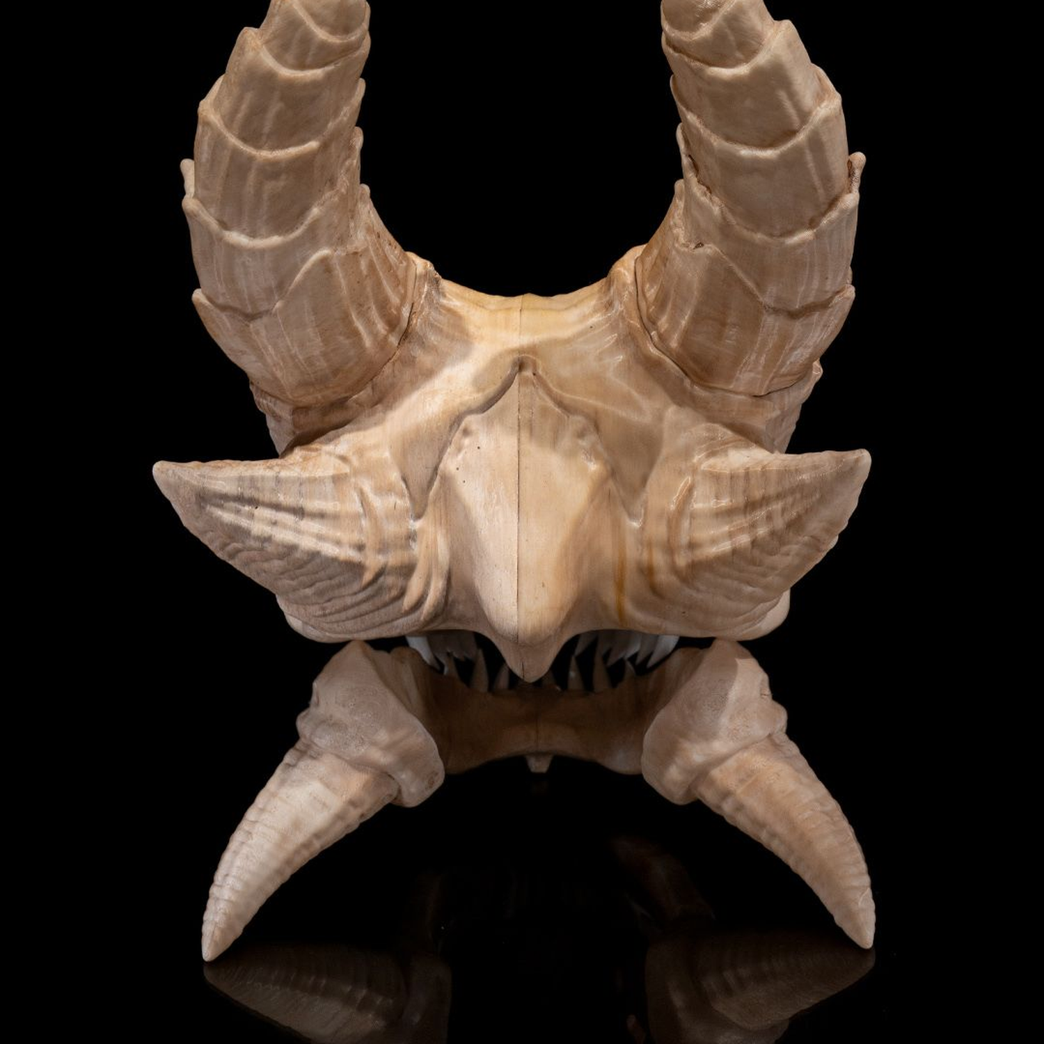 Epic Red Dragon Skull