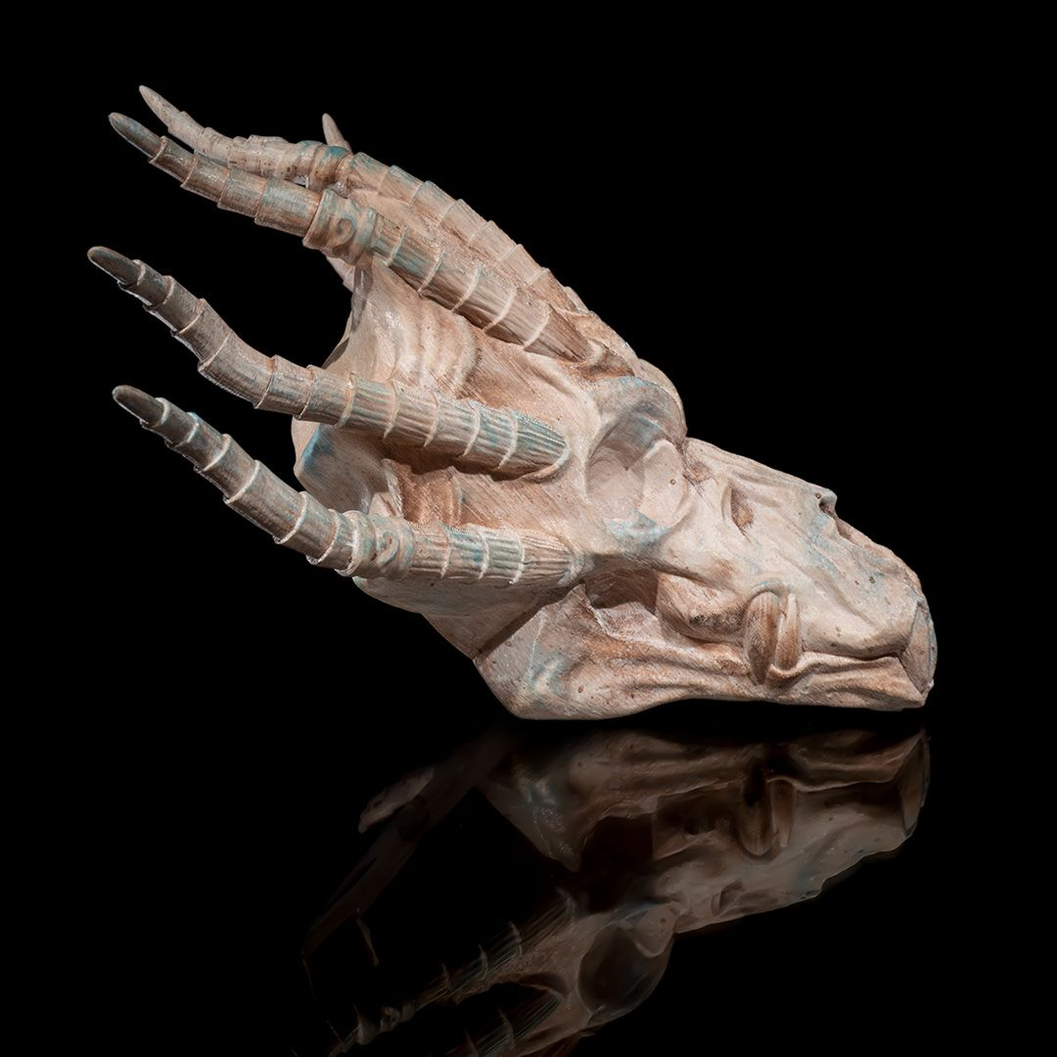 Blue Dragon Skull