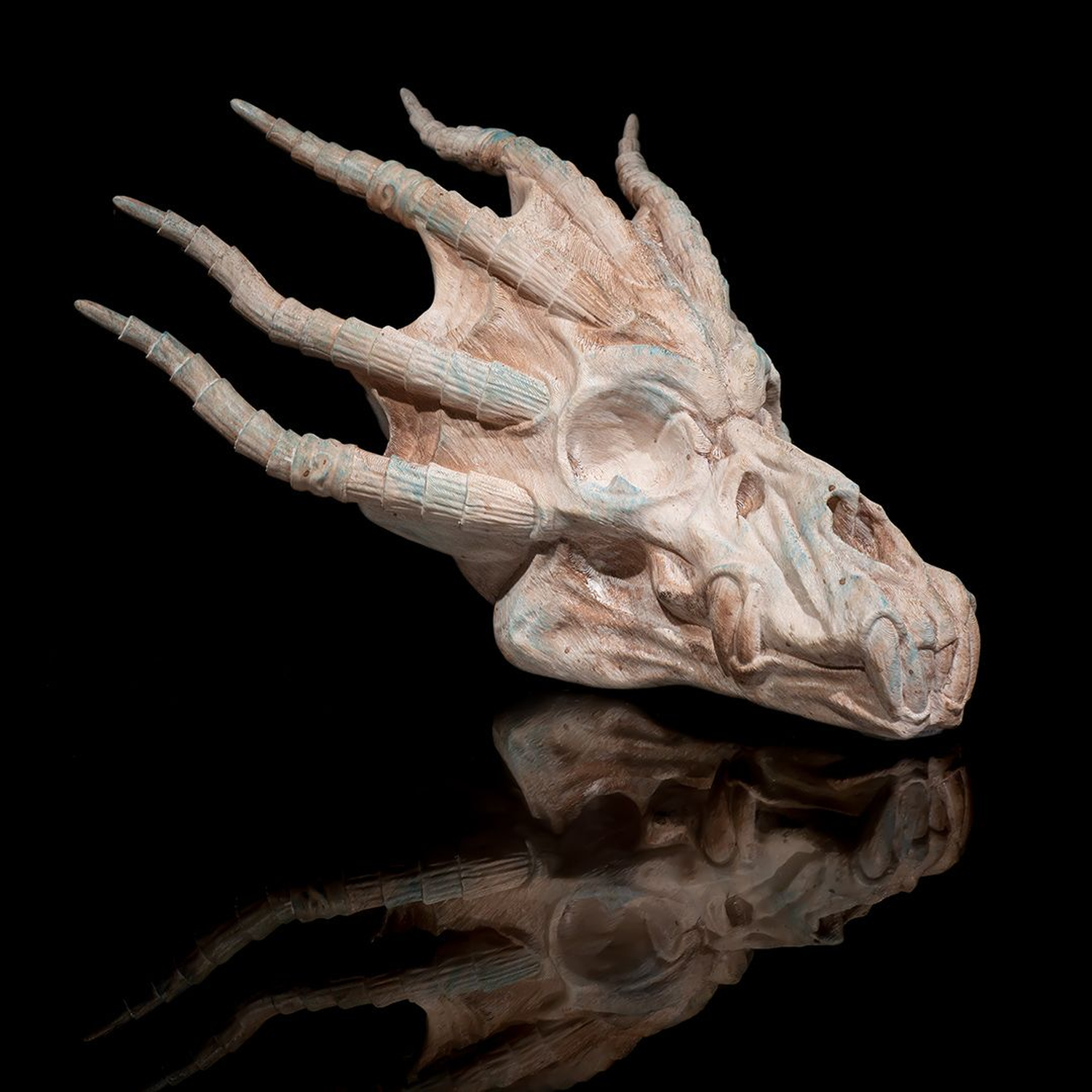Blue Dragon Skull