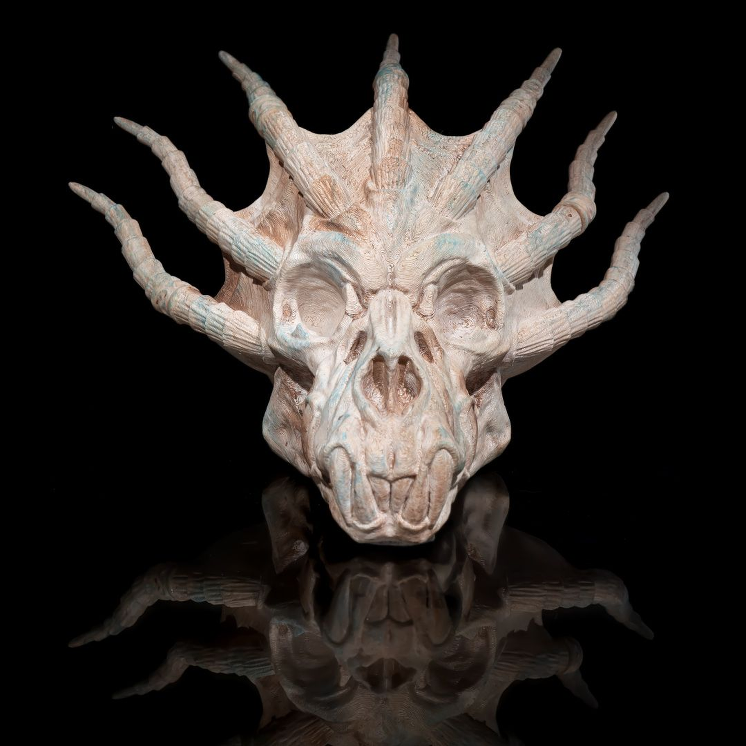 Blue Dragon Skull