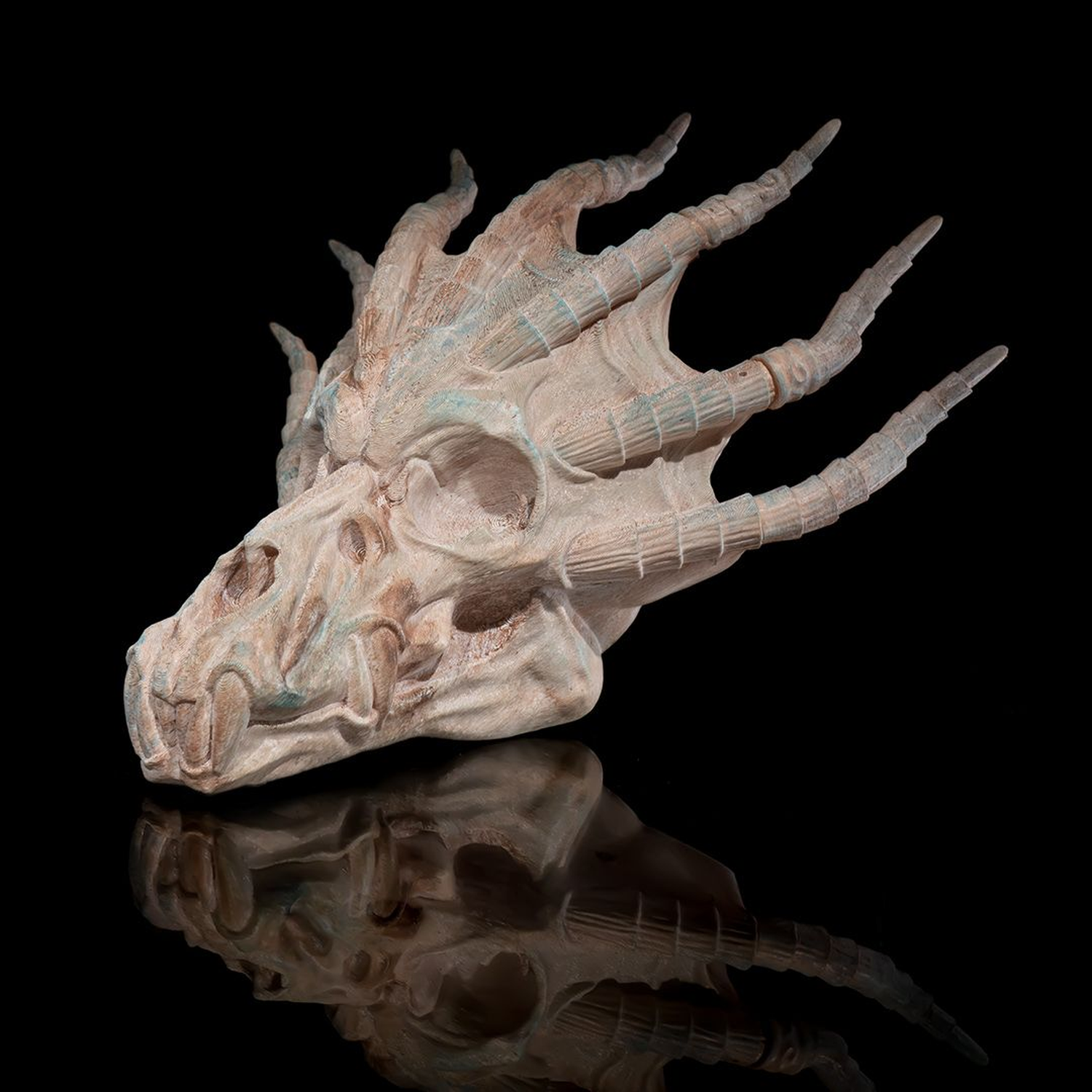 Blue Dragon Skull