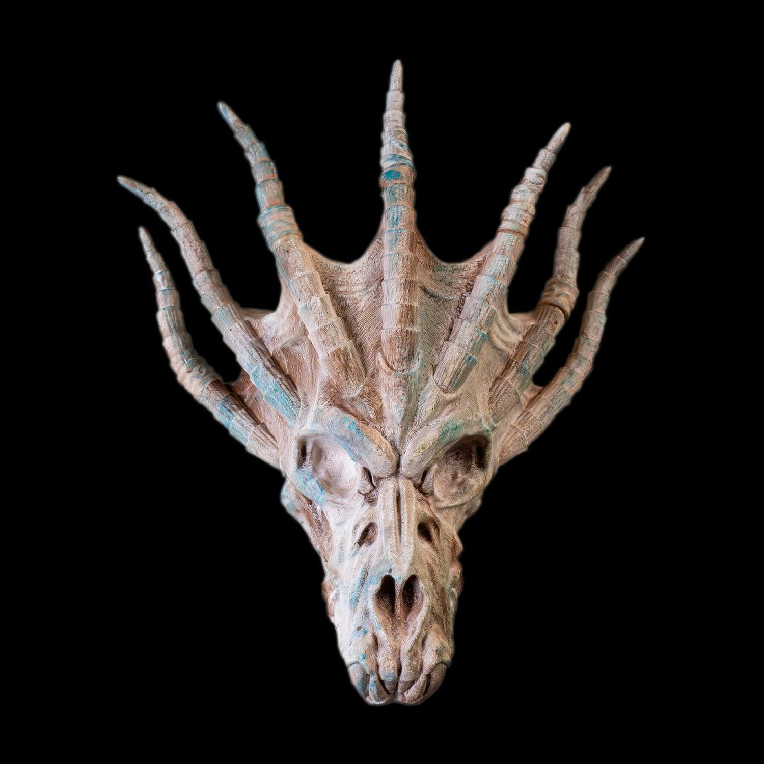 Blue Dragon Skull