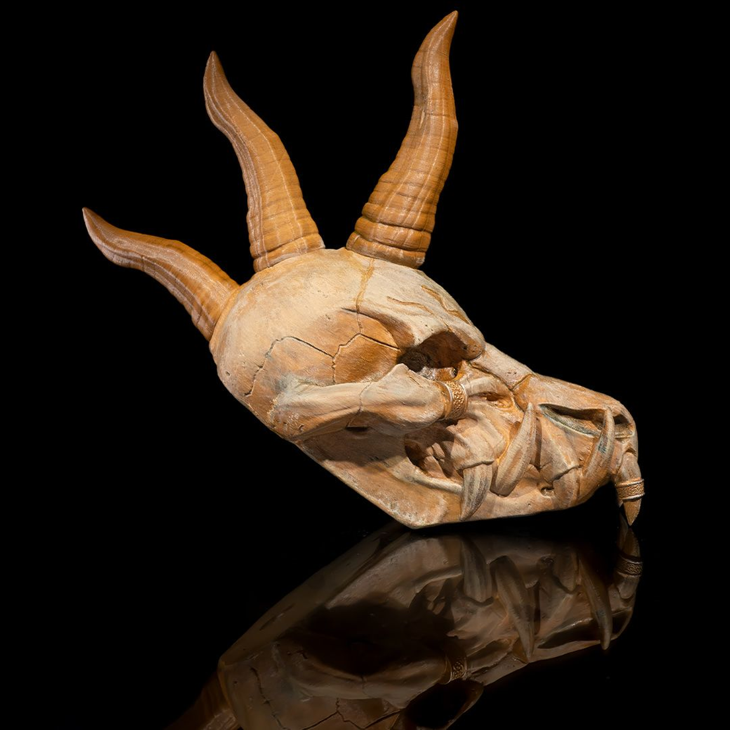 Black Dragon Skull