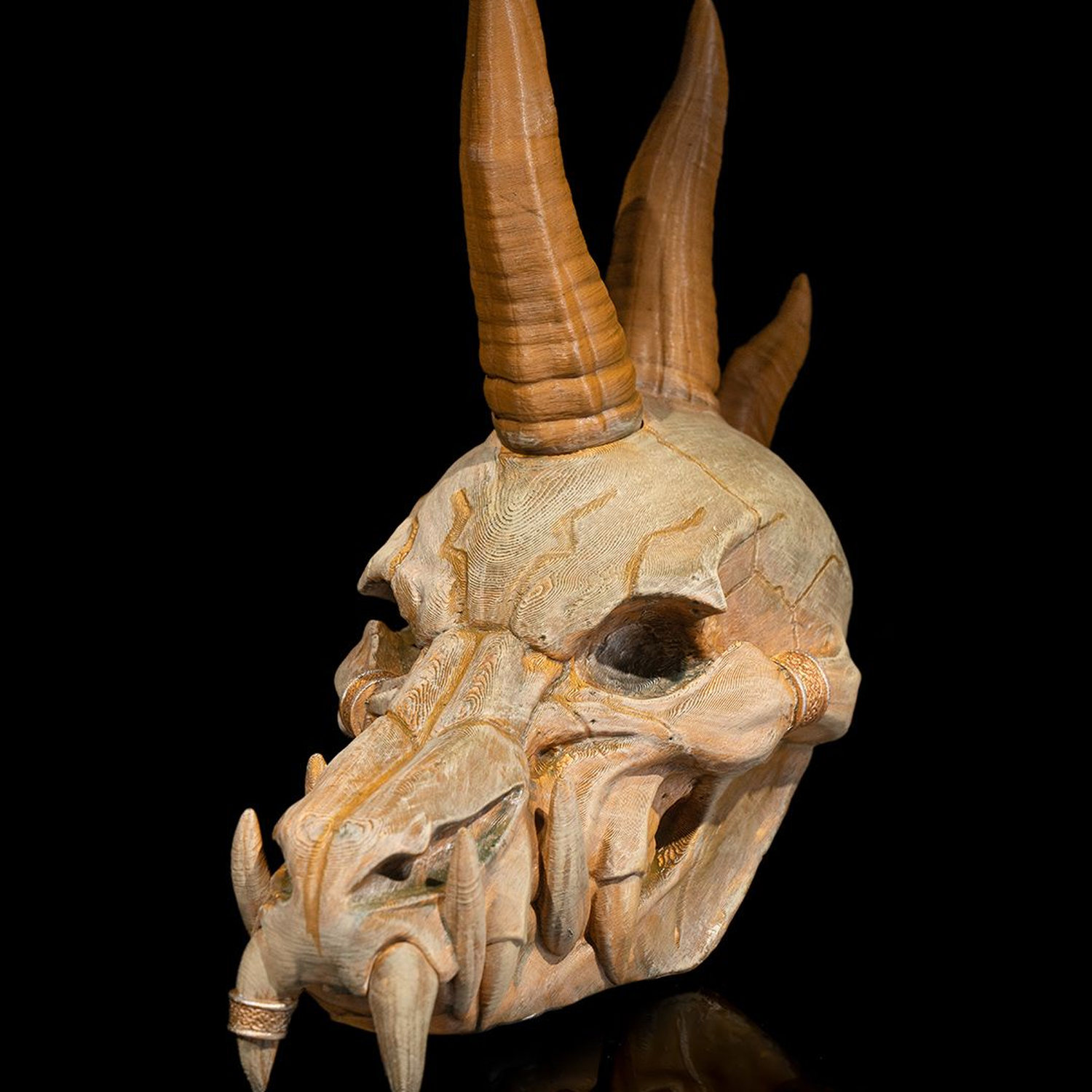 Black Dragon Skull