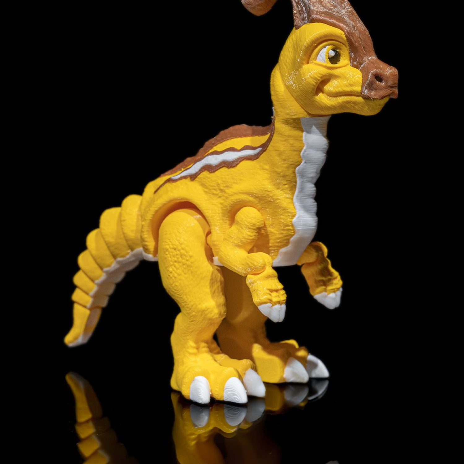Articulated Parasaurolophus