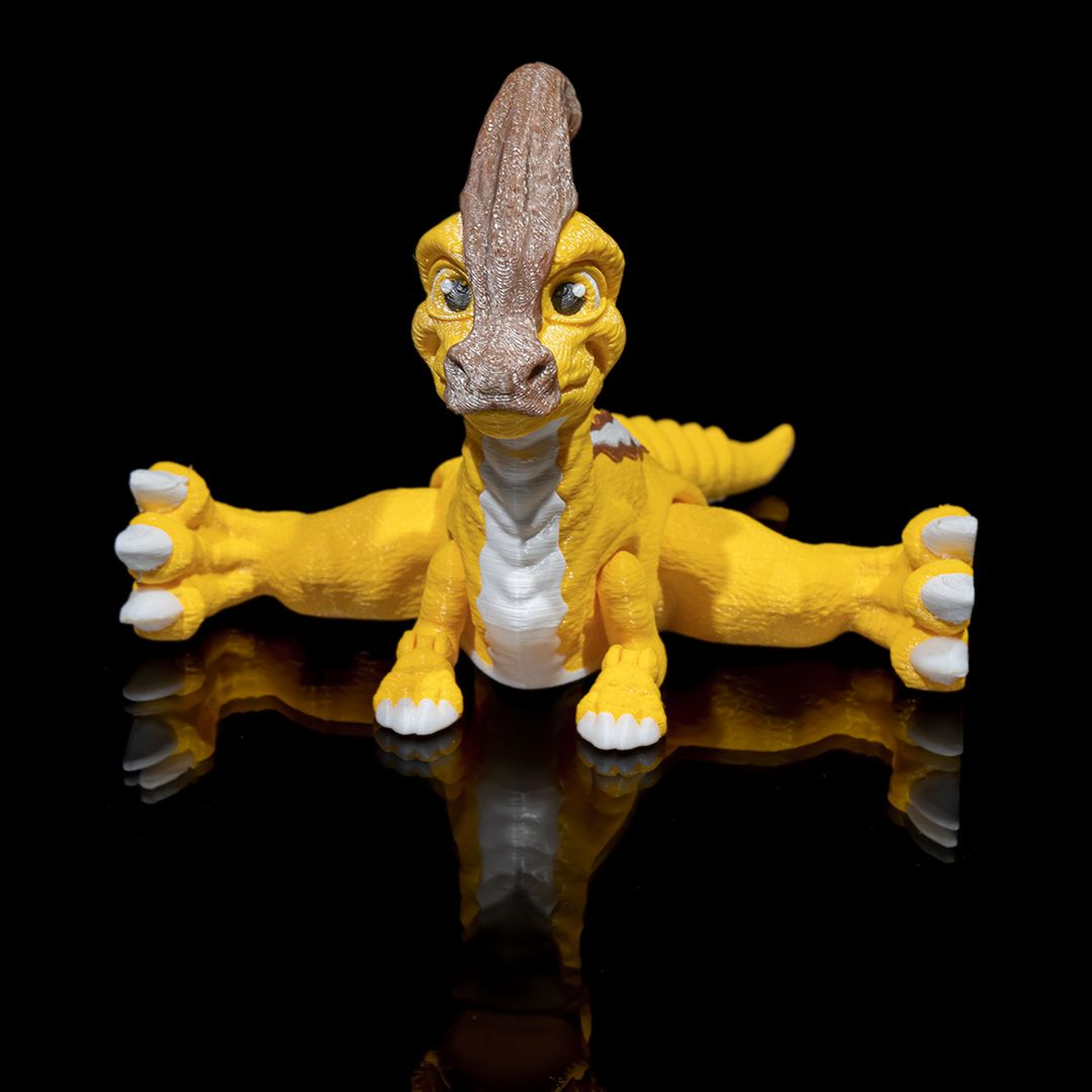 Articulated Parasaurolophus