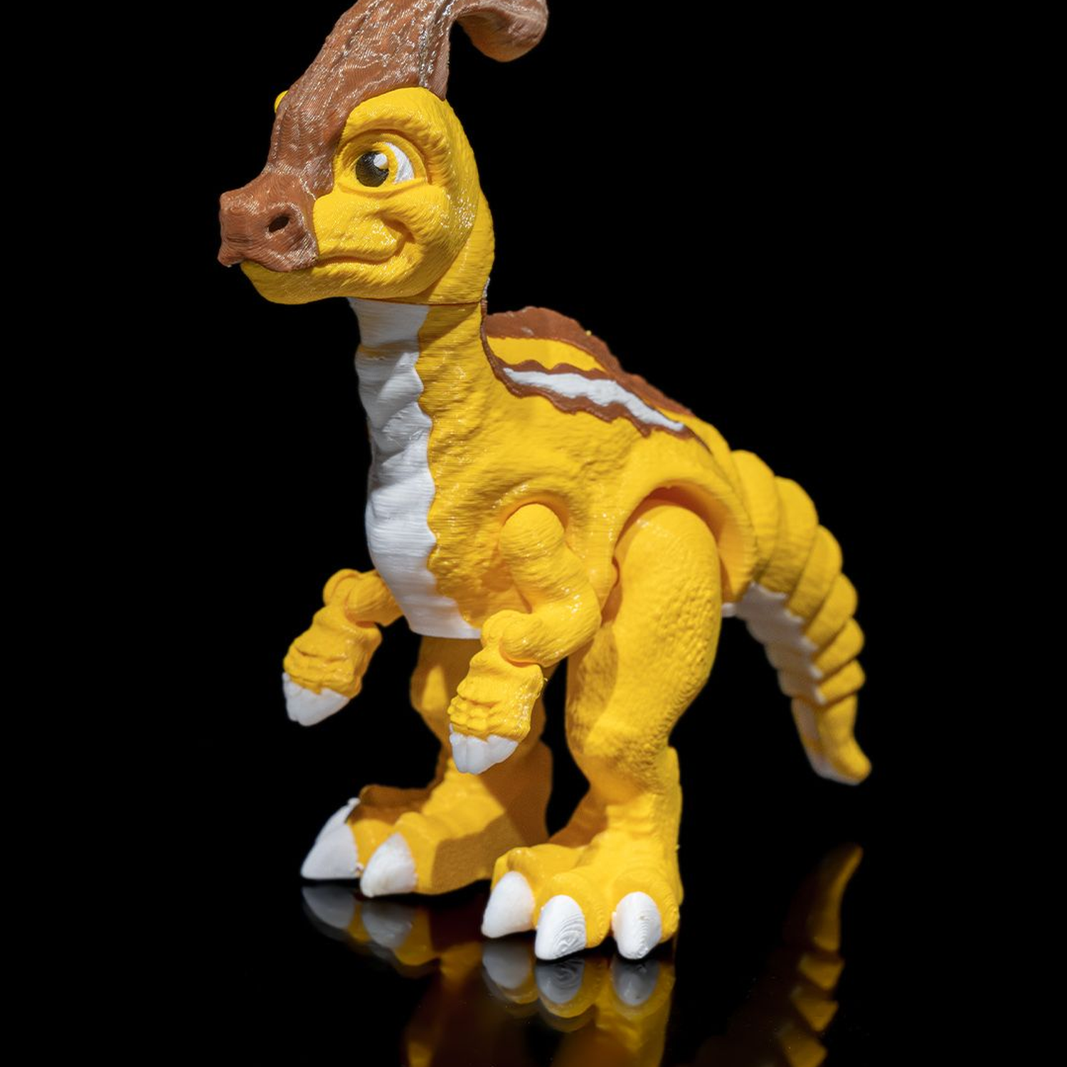 Articulated Parasaurolophus