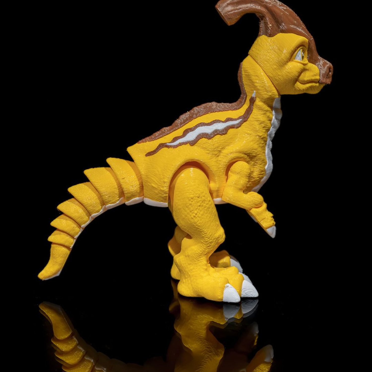 Articulated Parasaurolophus