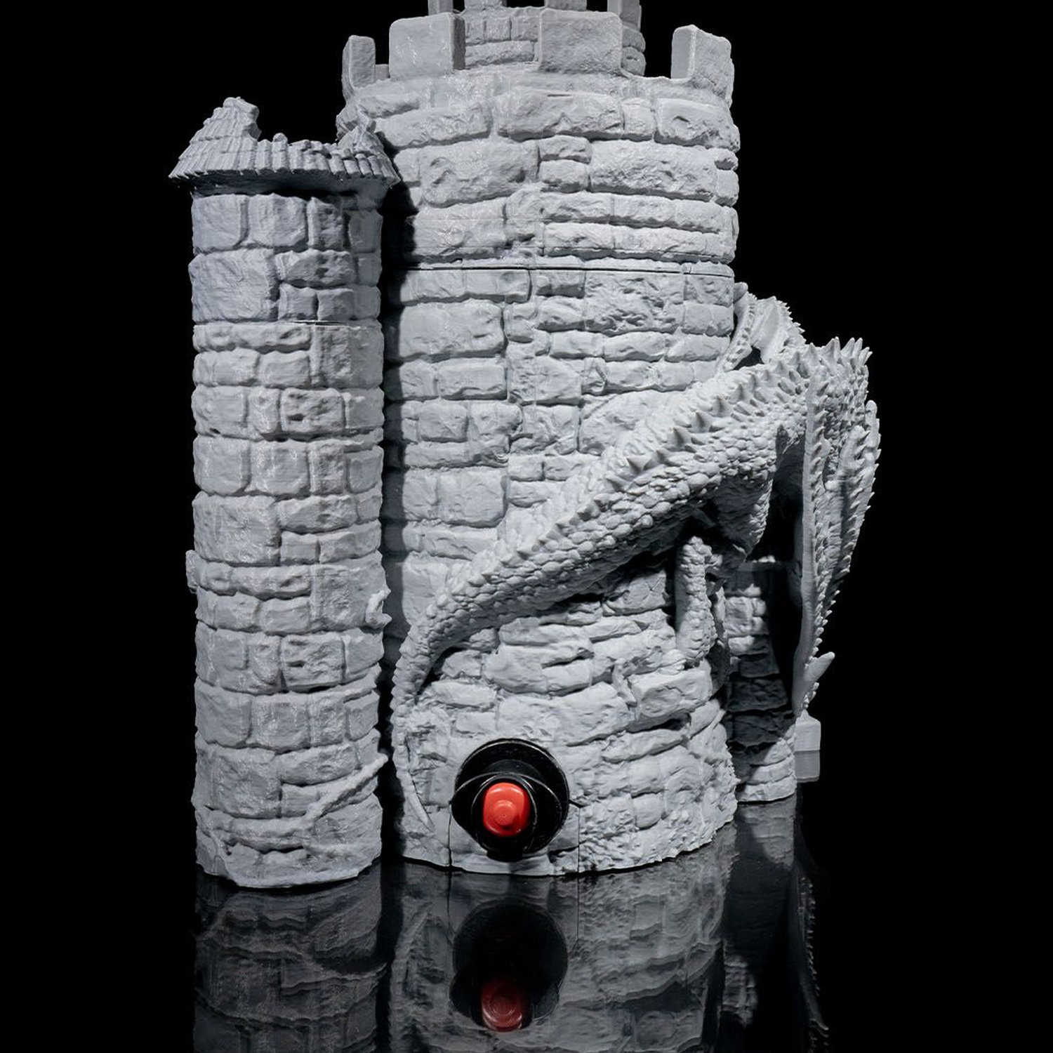 Dice Tower Wine Bag Dispenser