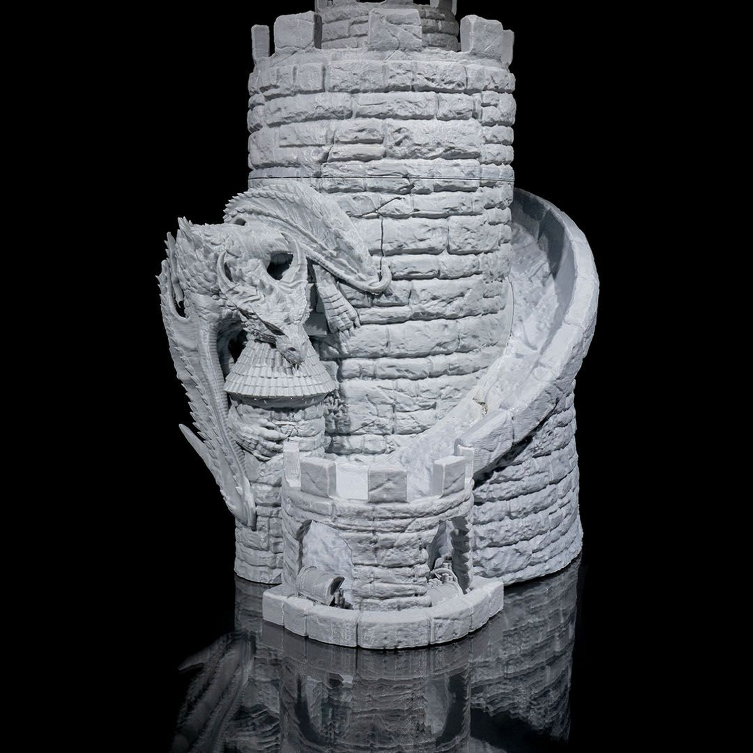 Dice Tower Wine Bag Dispenser