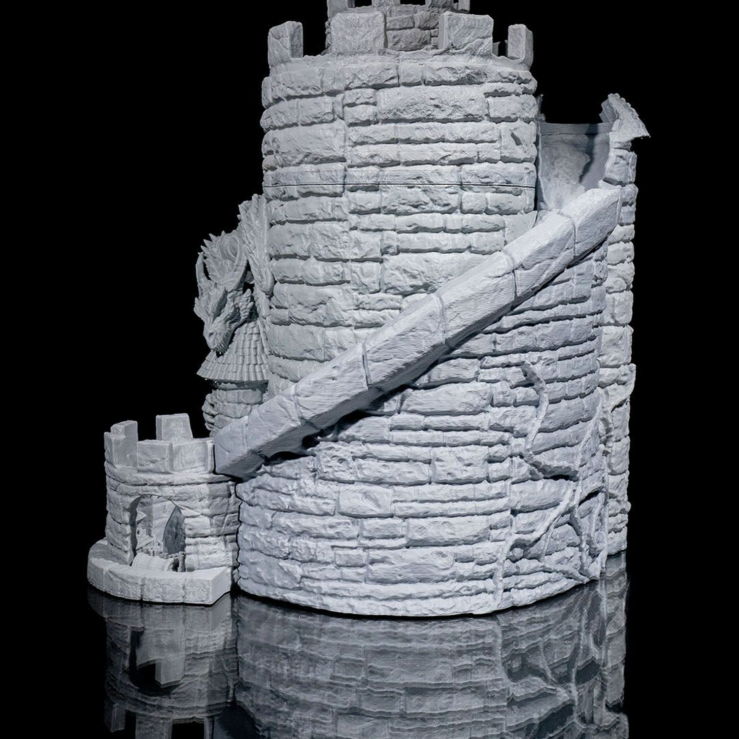 Dice Tower Wine Bag Dispenser