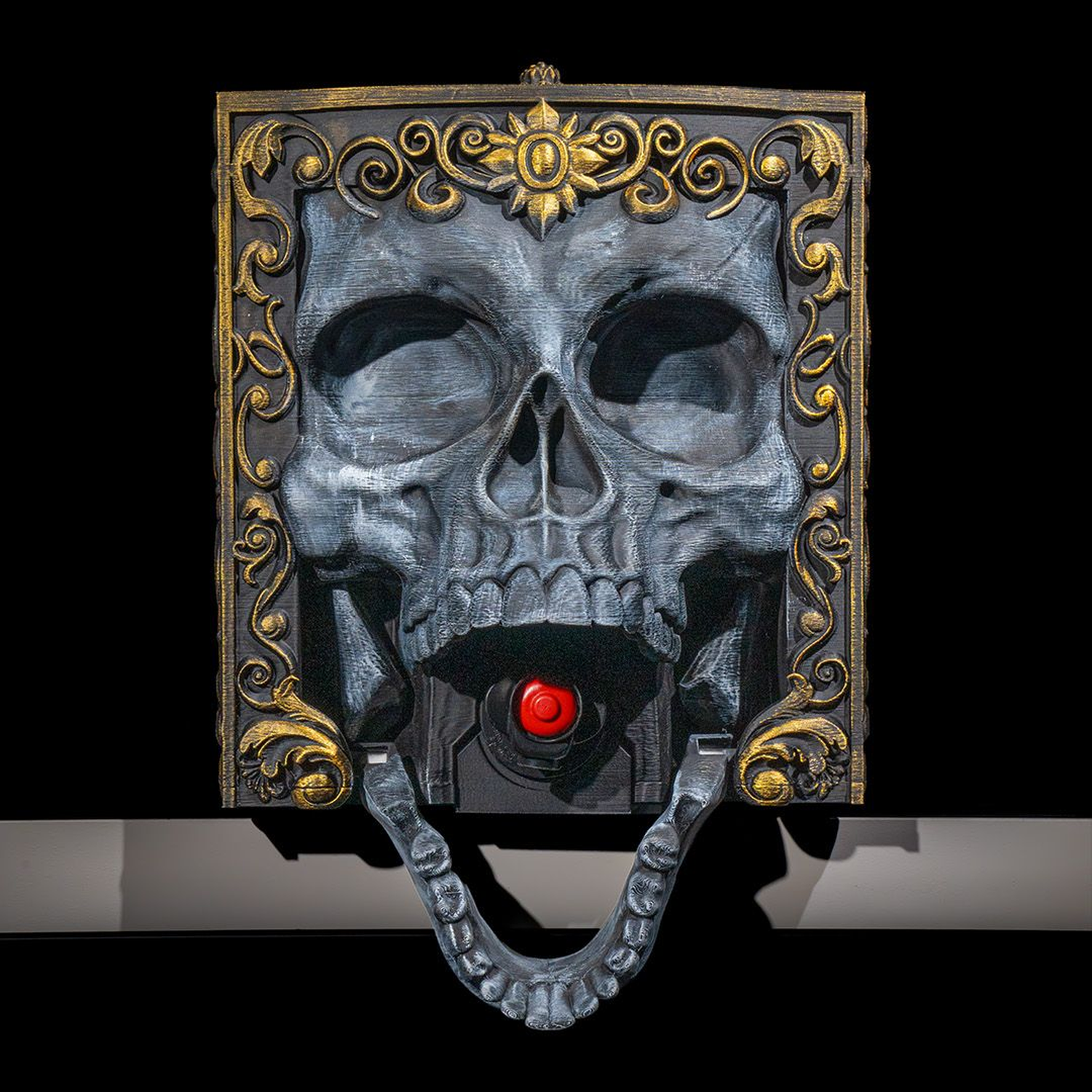 Skull Adornment Wine Bag Dispenser