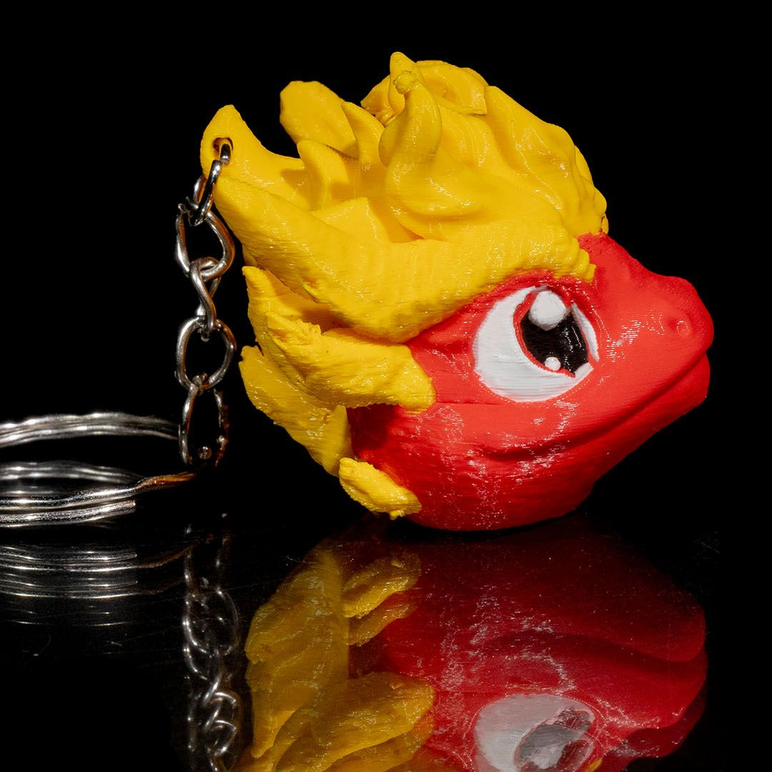 Baby Fire Dragon Keychain
