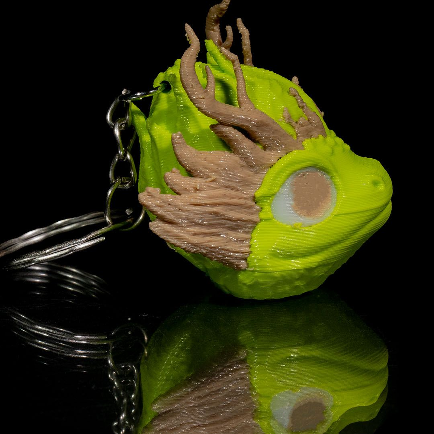 Baby Leaf Dragon Keychain