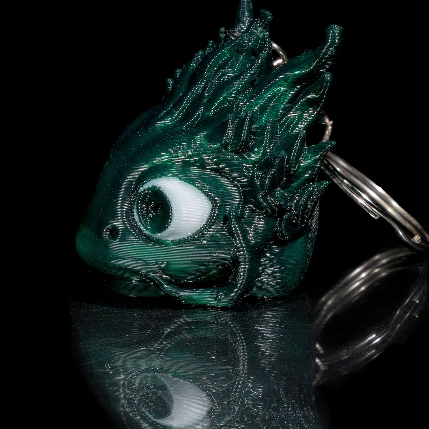 Forest Baby Dragon Keychain