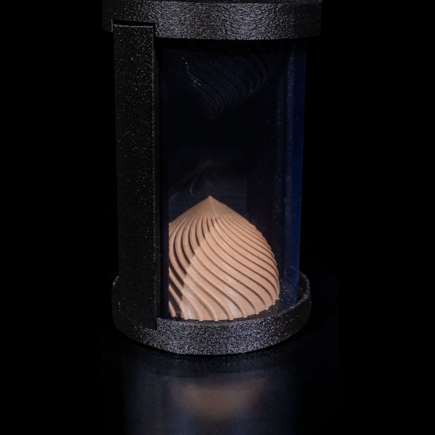 Hourglass Backflow Burner
