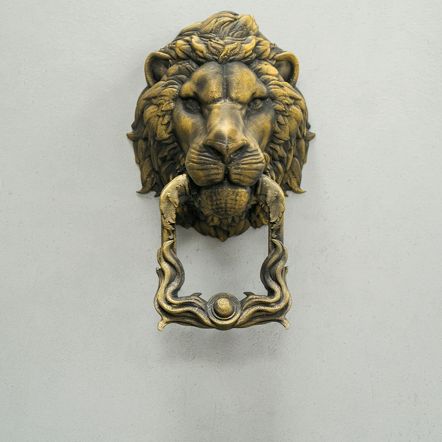 Might of the Lion Door Knocker
