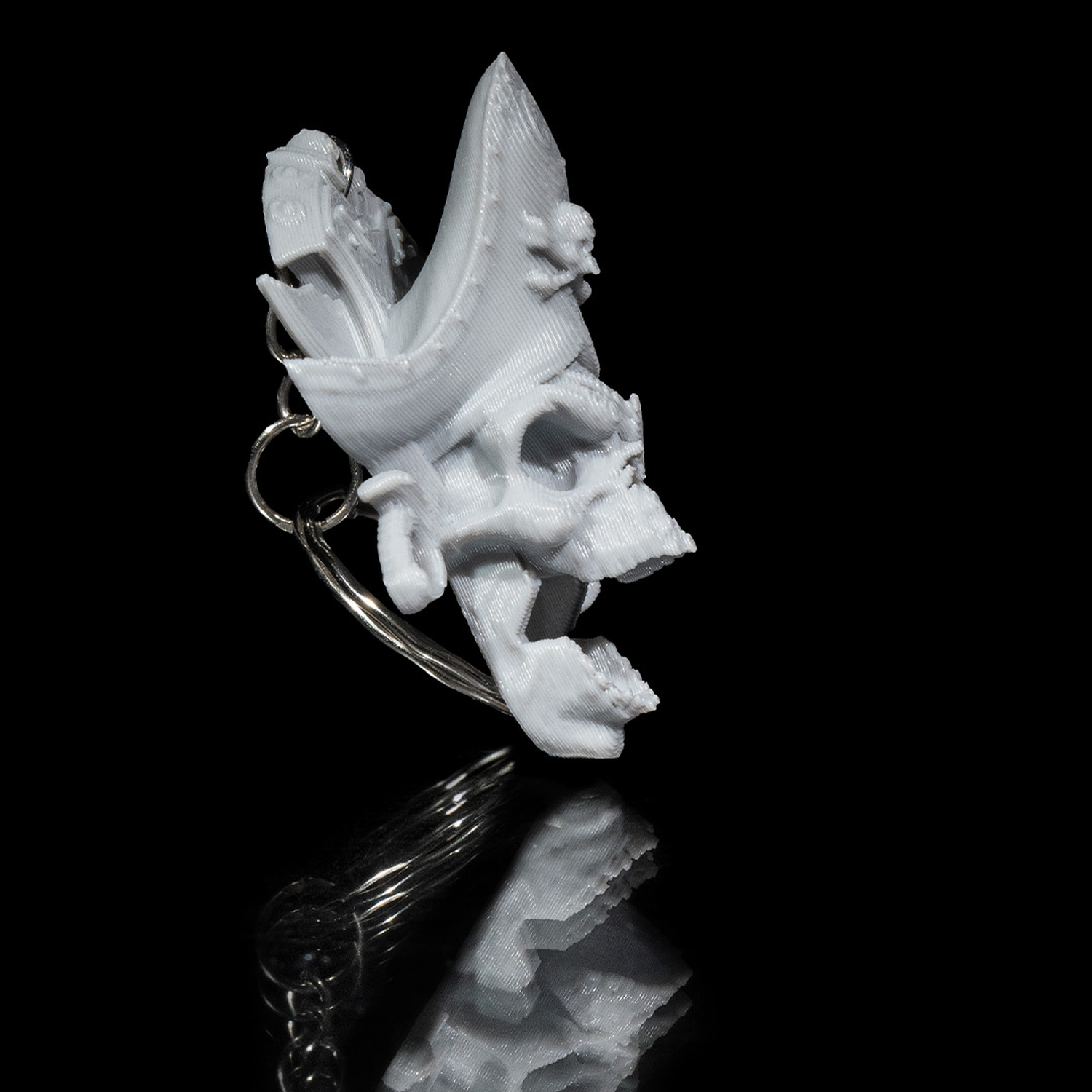 Pirate Skull Keychain