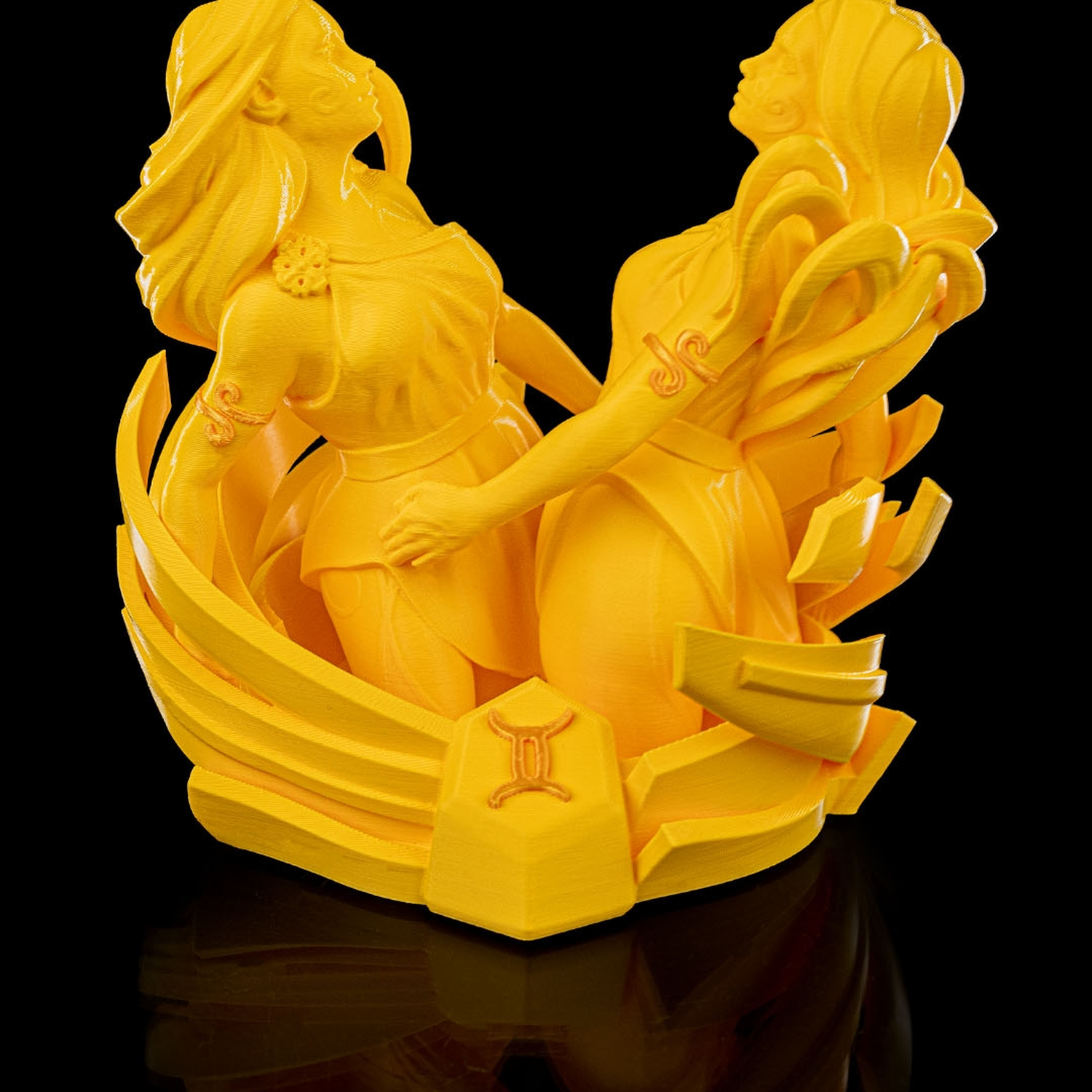 Escultura zodiacal de Géminis