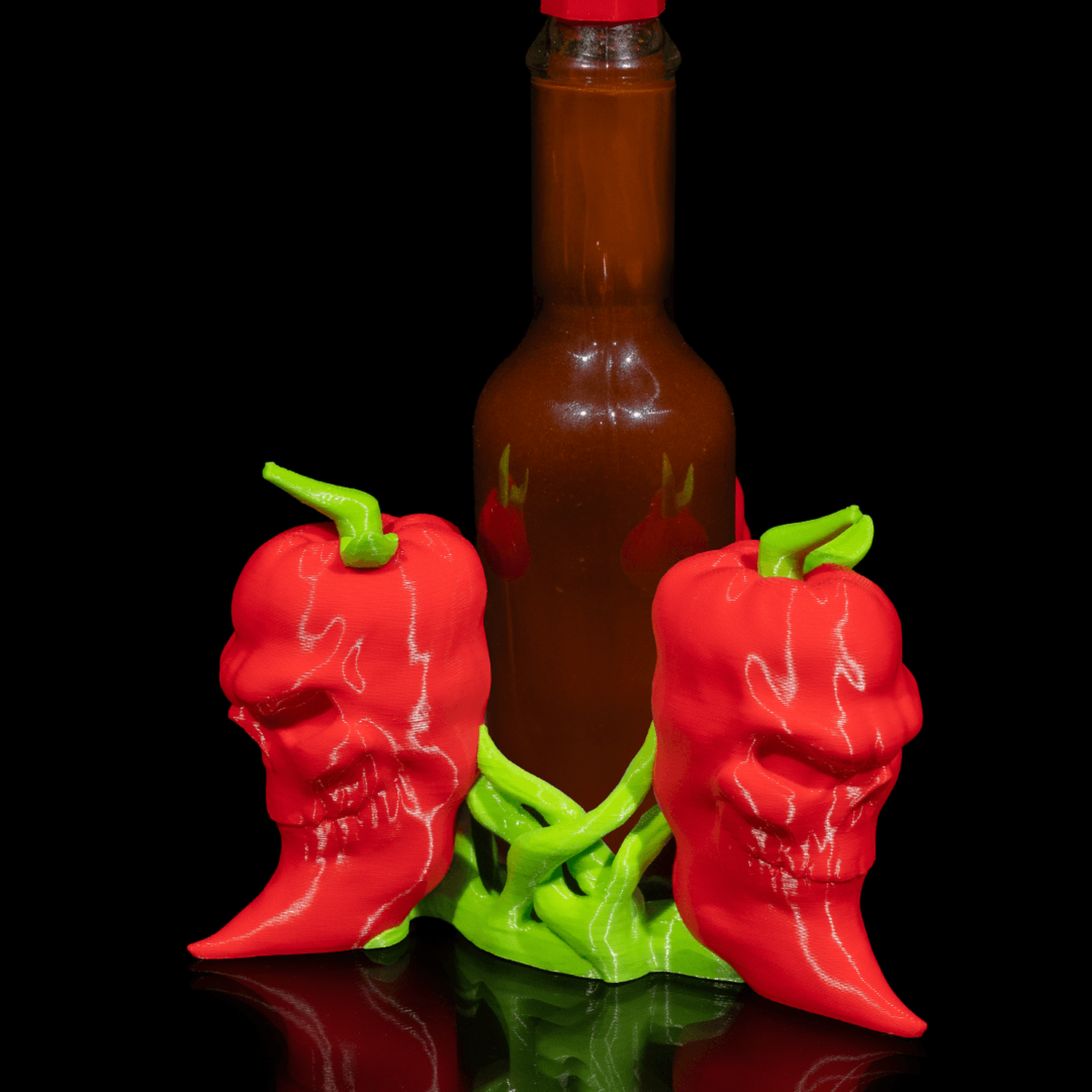 Heat Range: Sauce Bottle Soporte