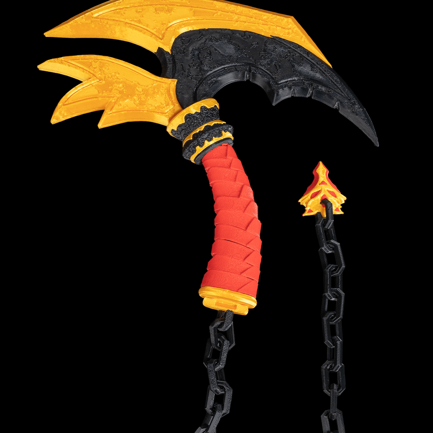 Réplica de kusarigama para cosplay