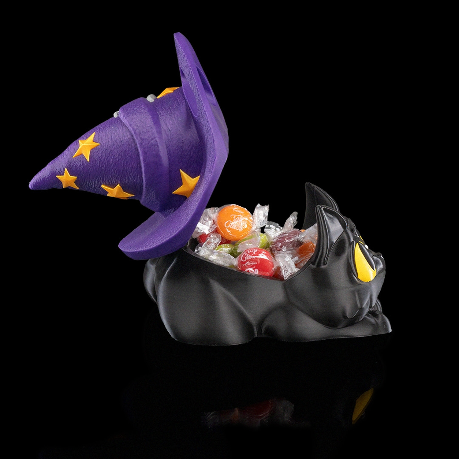 Witch Kitty Candy Holder