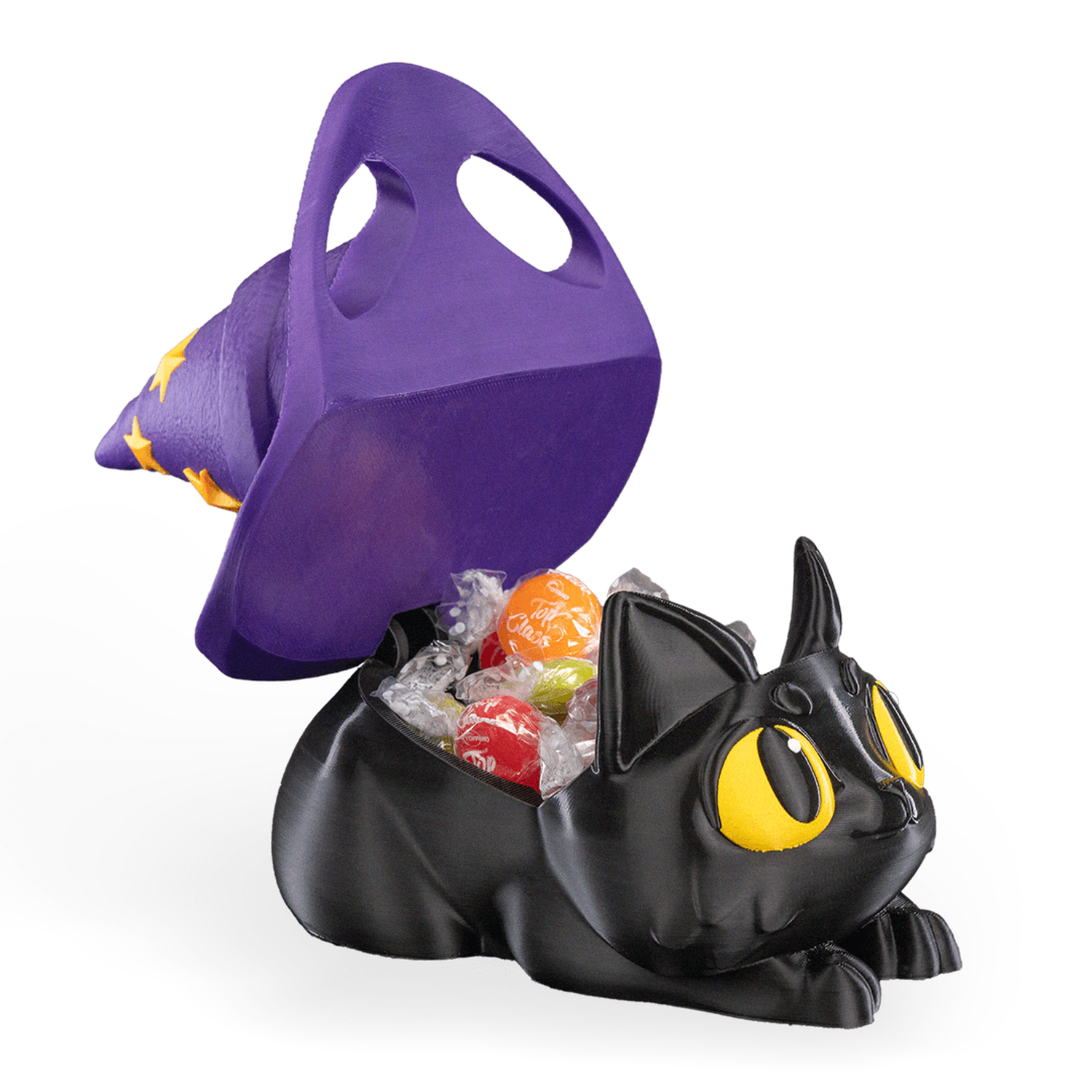 Witch Kitty Candy Holder