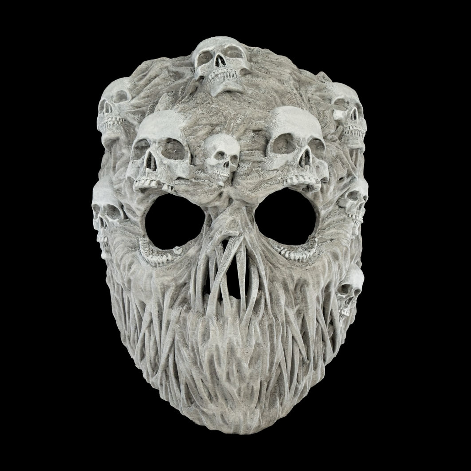 Ghoul Face Halloween Mask