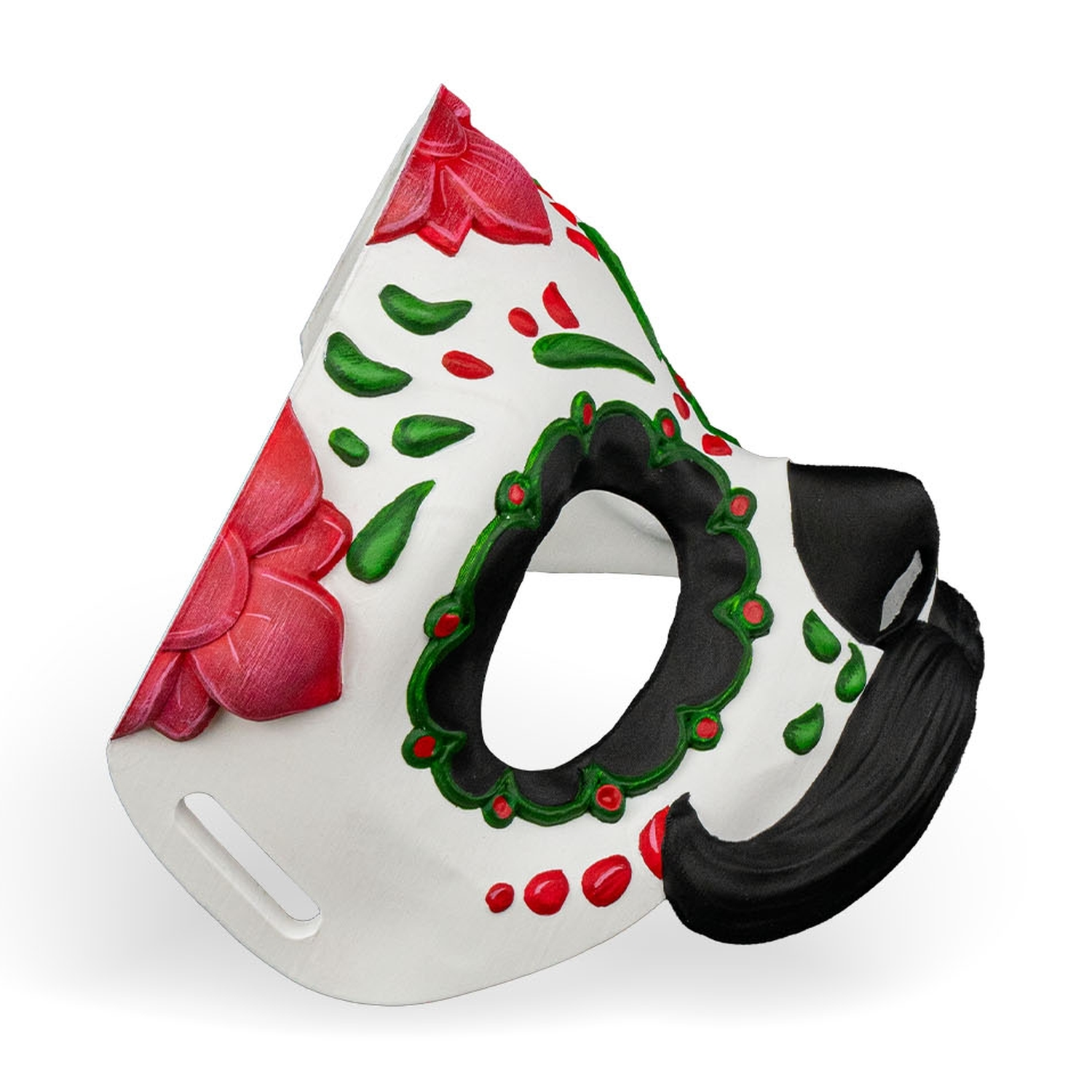 Mustache Calavera Mask