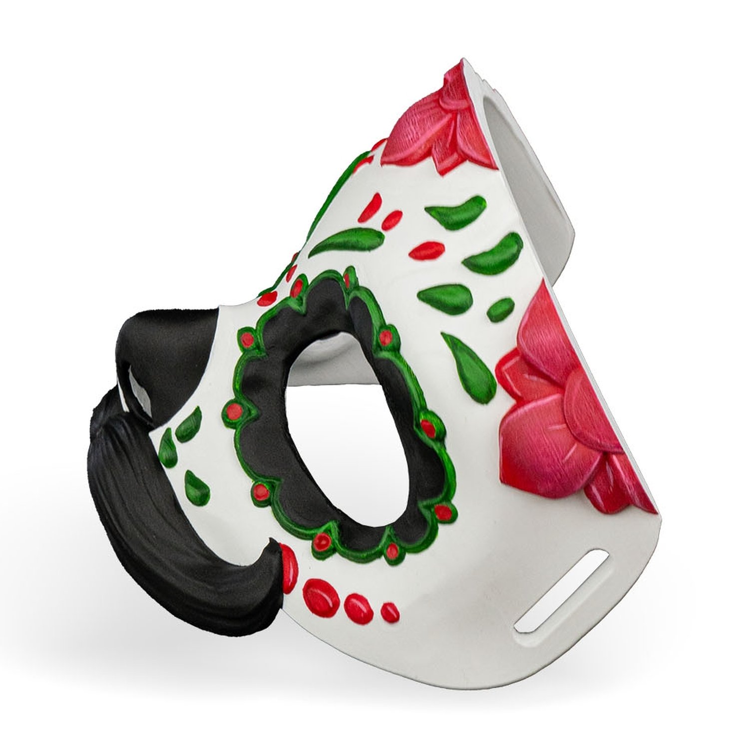 Mustache Calavera Mask