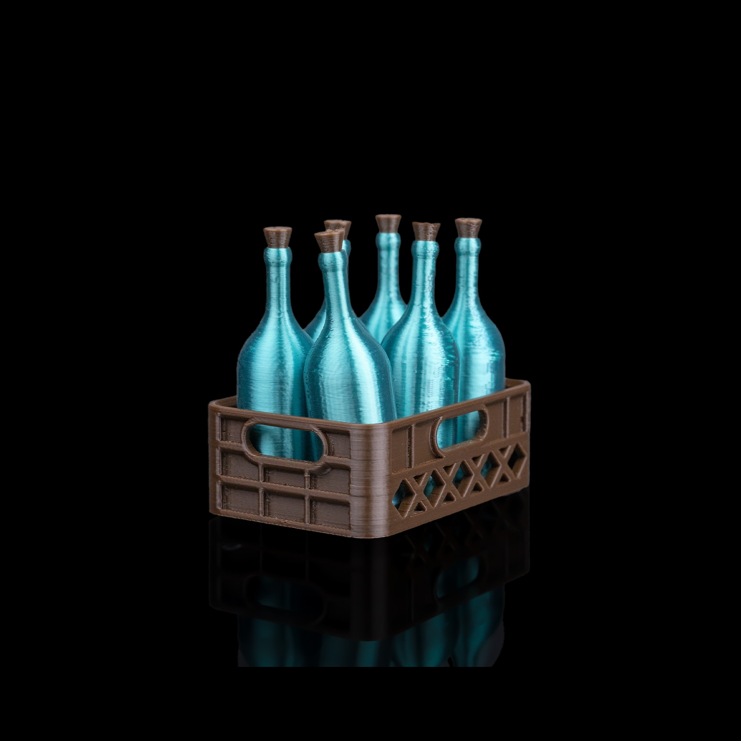 Imán decorativo Mini Wine Bottle Magnet