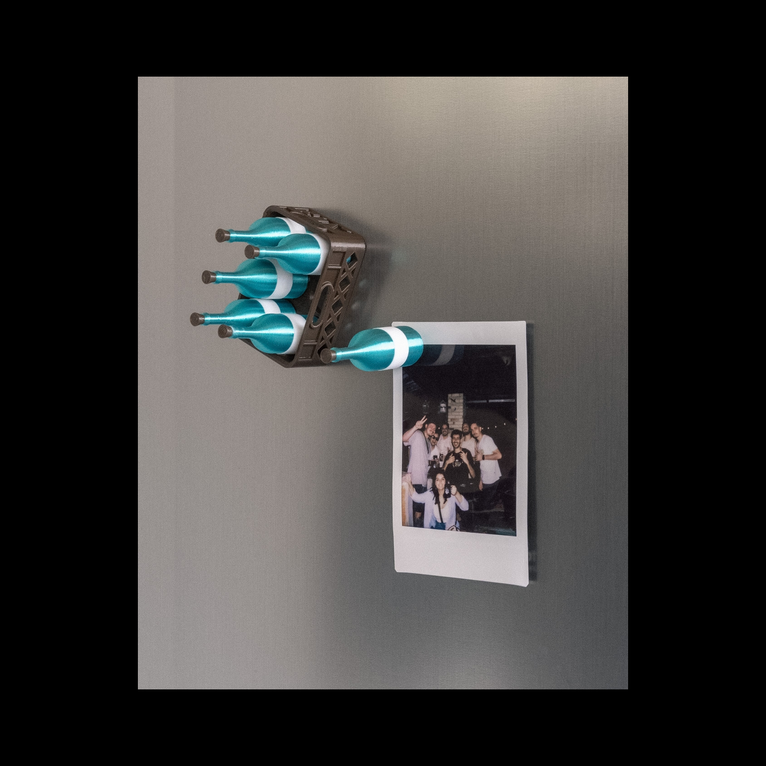 Imán decorativo Mini Wine Bottle Magnet