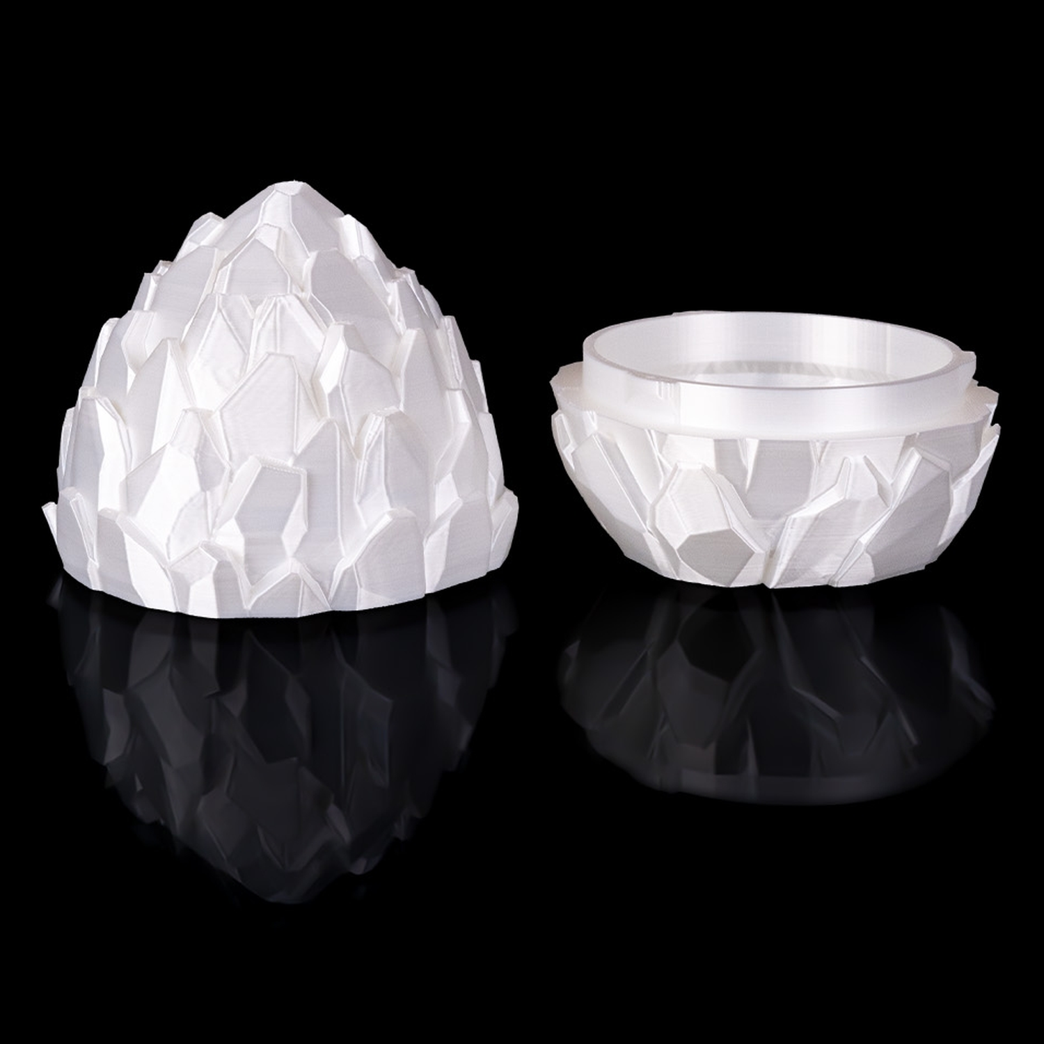 Objeto decorativo Crystal Dragon Egg