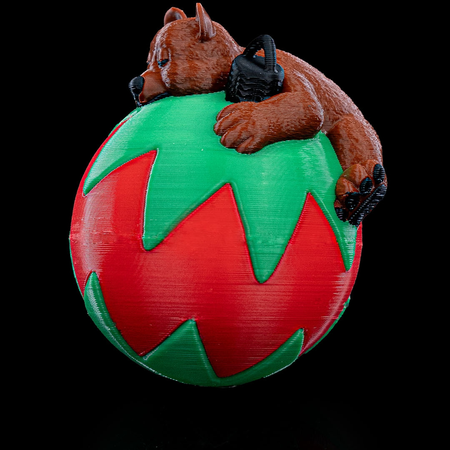 Sleeping Bear Christmas Ornament