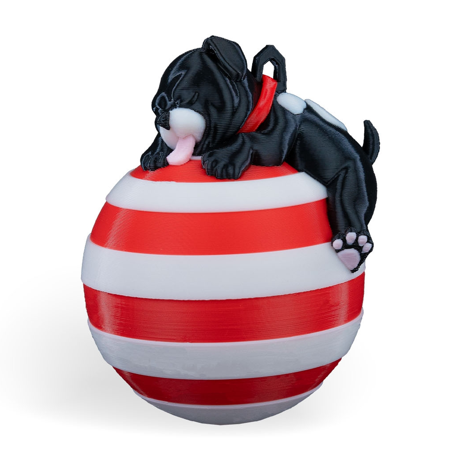 Sleeping Dog Christmas Ornament