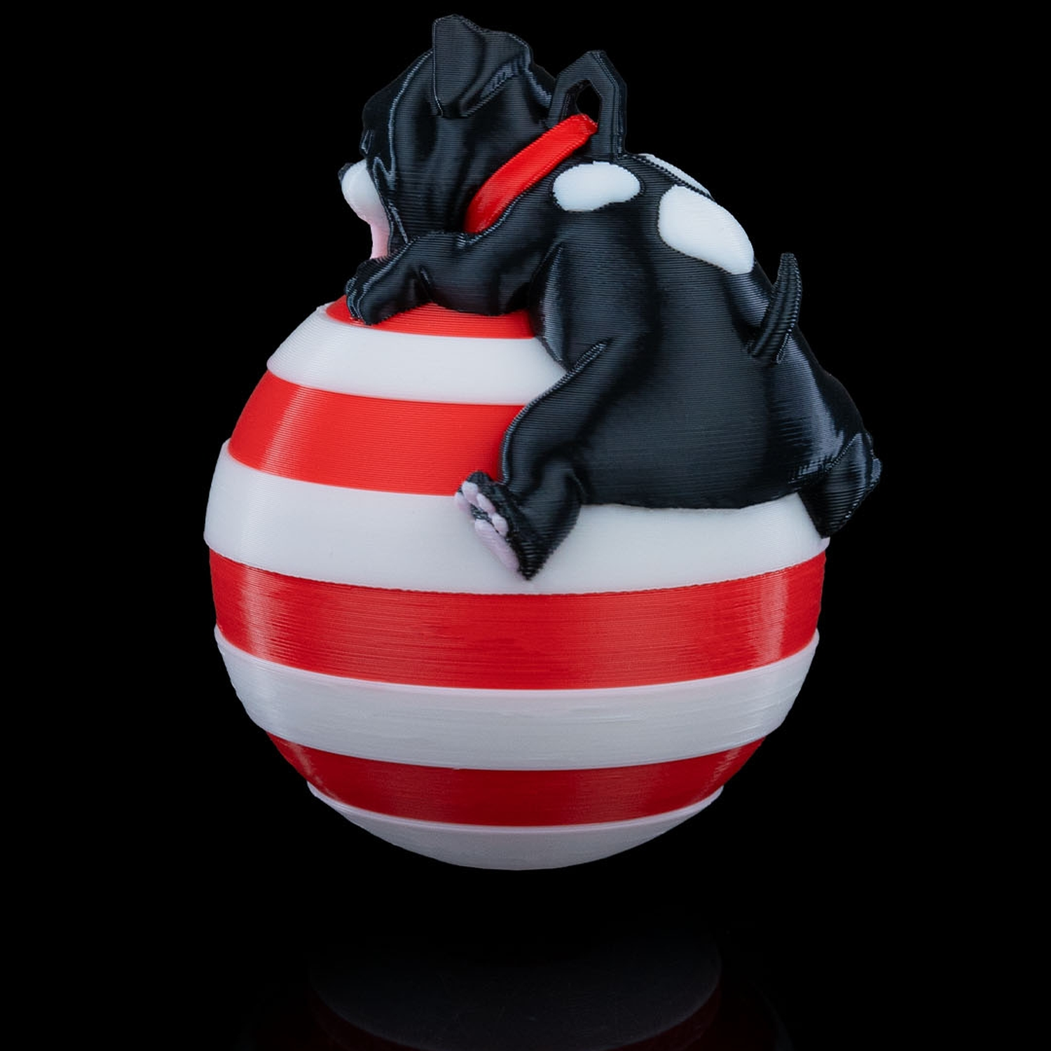 Sleeping Dog Christmas Ornament