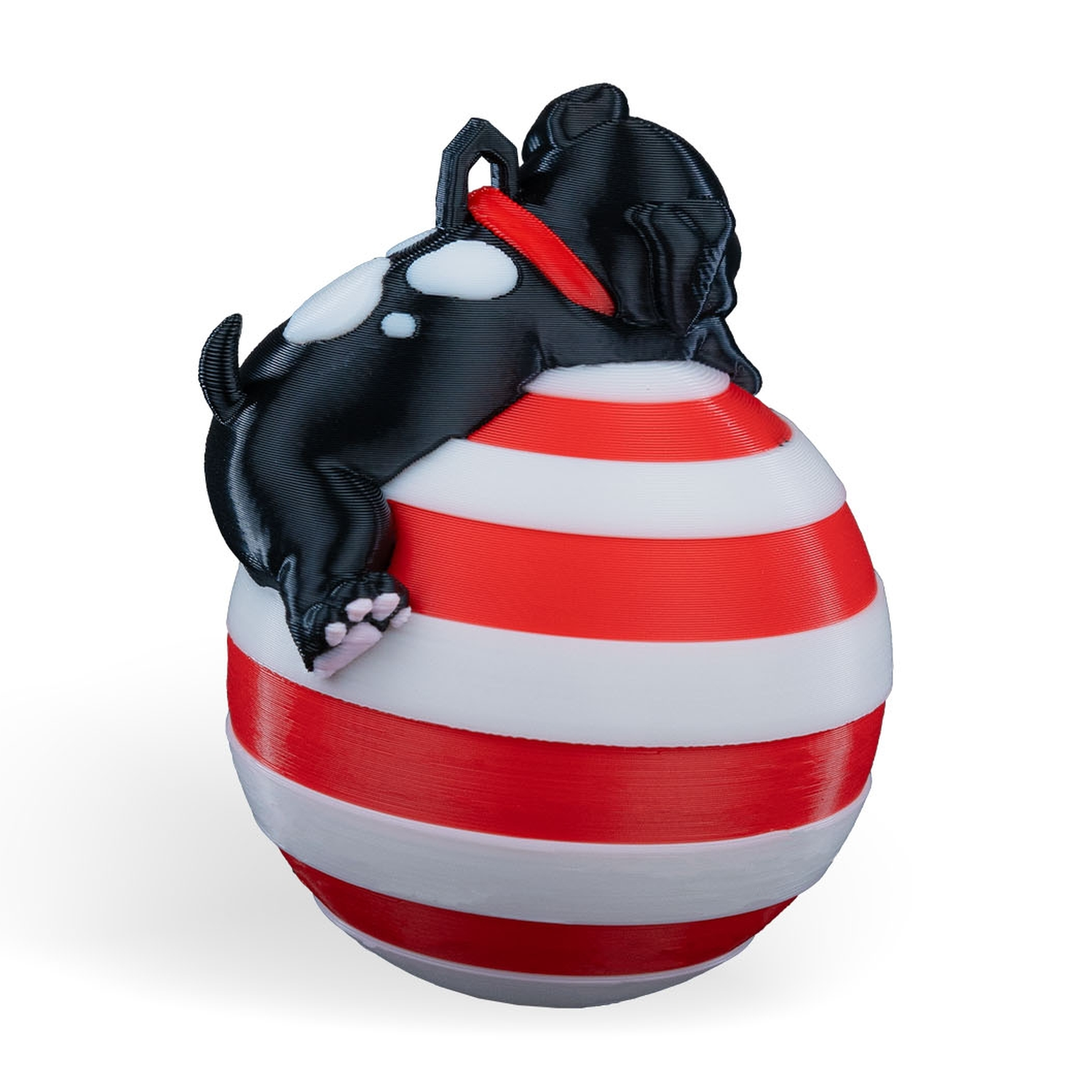 Sleeping Dog Christmas Ornament