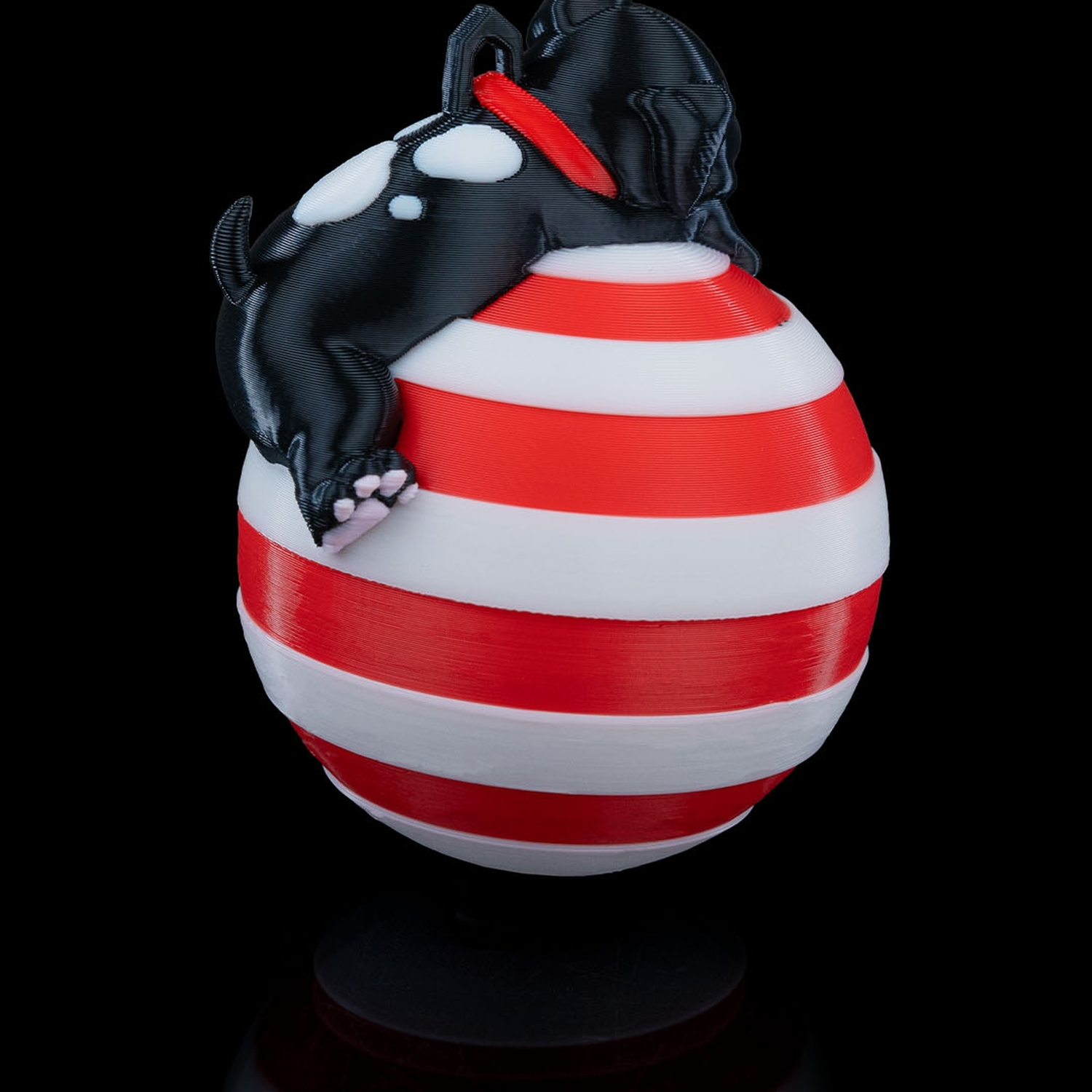 Sleeping Dog Christmas Ornament