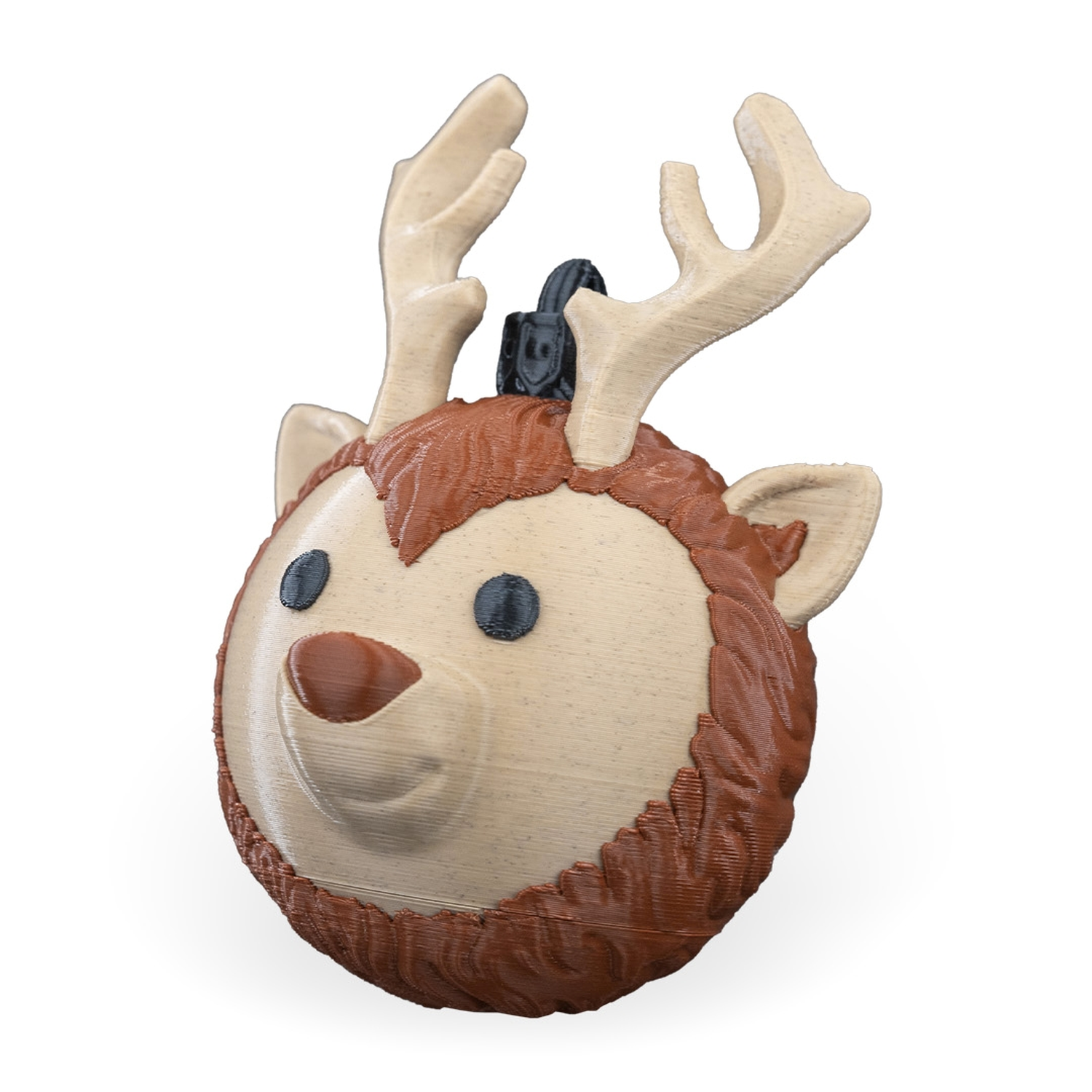 Reindeer Head Christmas Ornament
