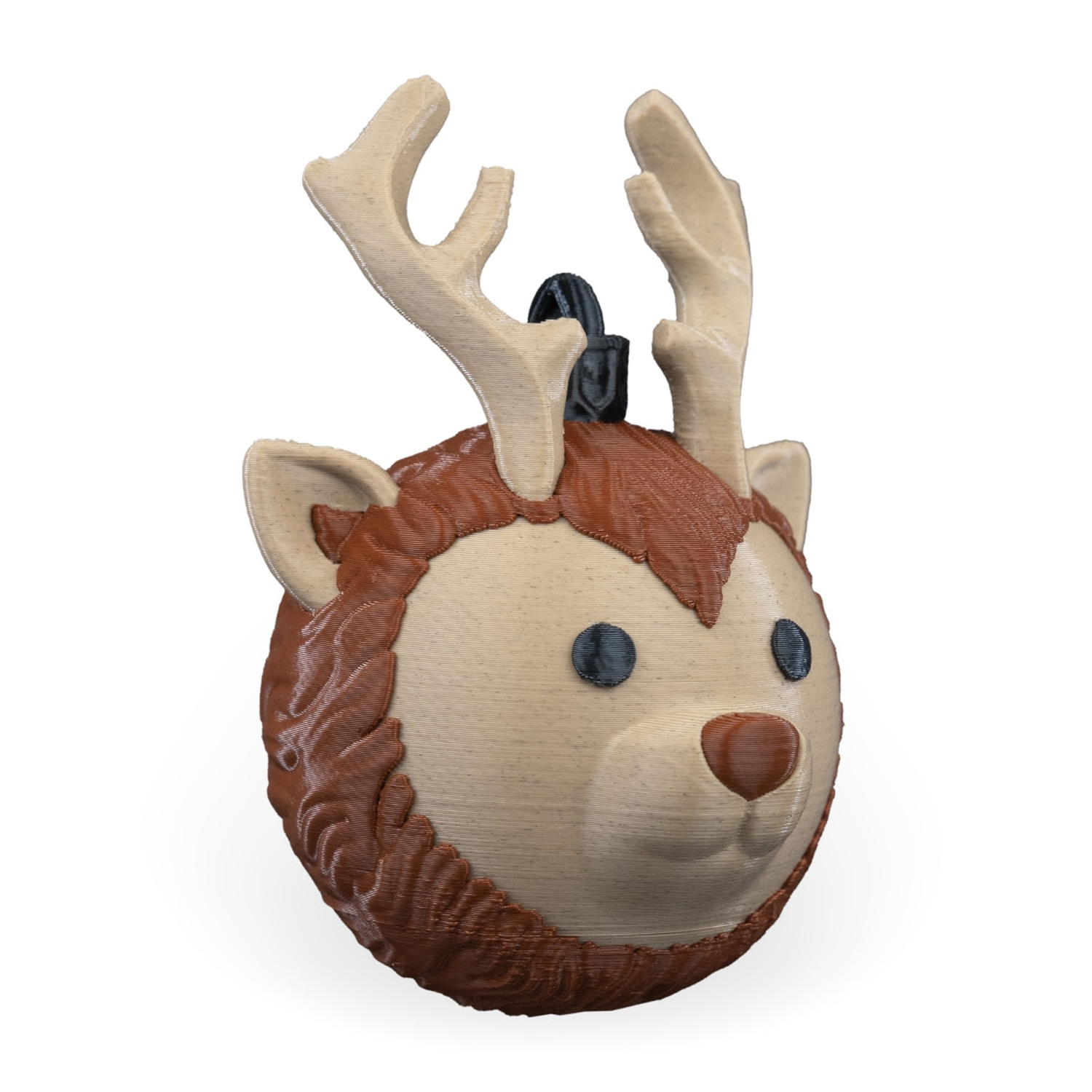 Reindeer Head Christmas Ornament