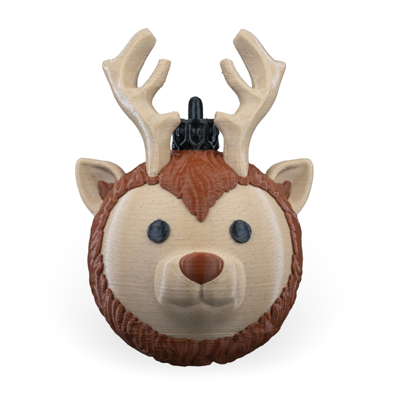 Reindeer Head Christmas Ornament
