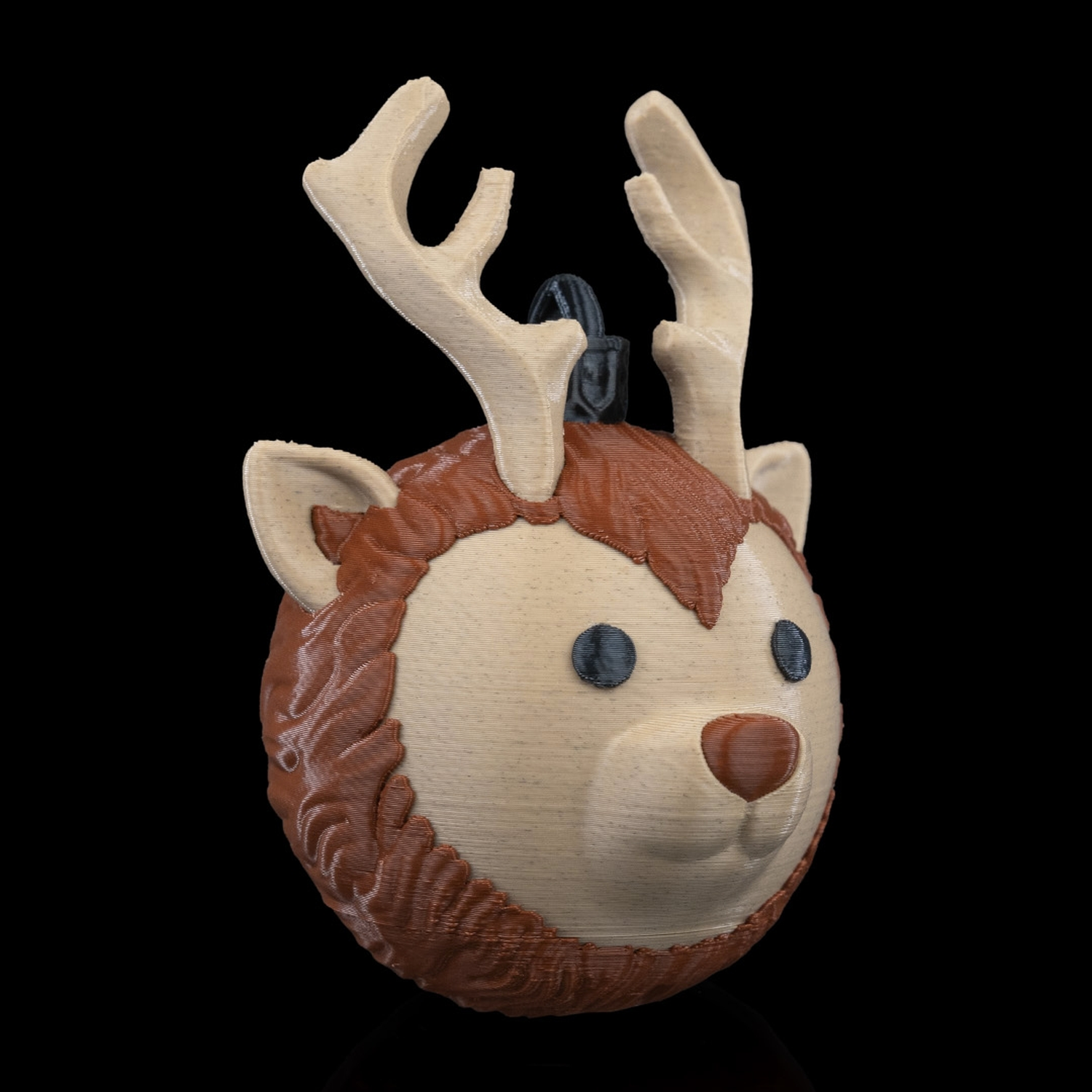 Reindeer Head Christmas Ornament