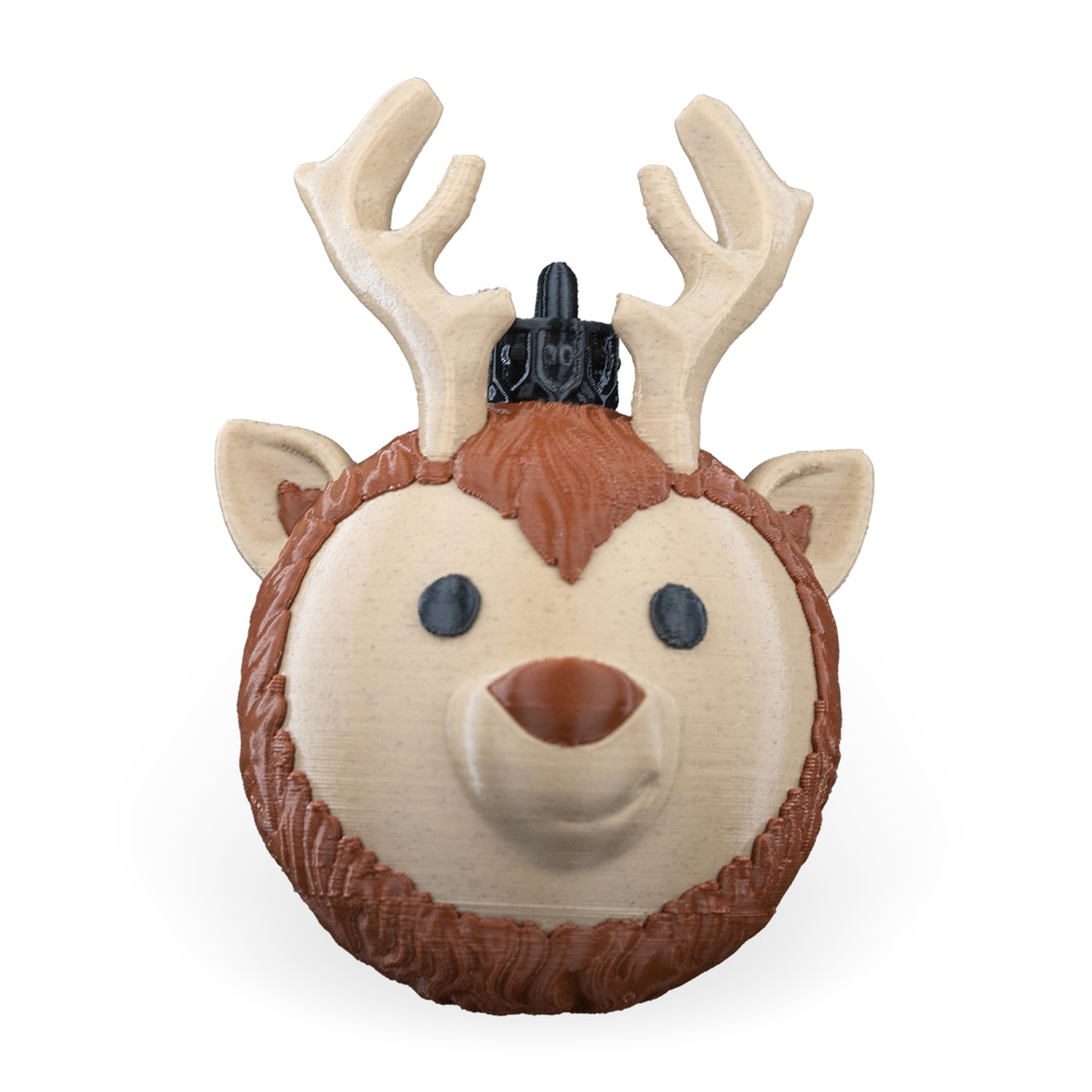 Reindeer Head Christmas Ornament