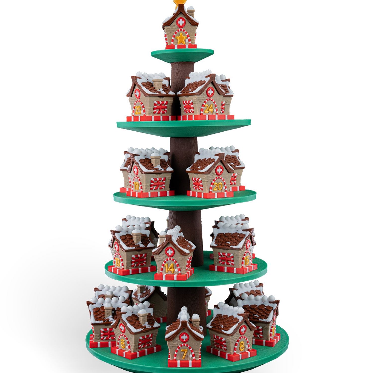 Tree Top Village Countdown Containers