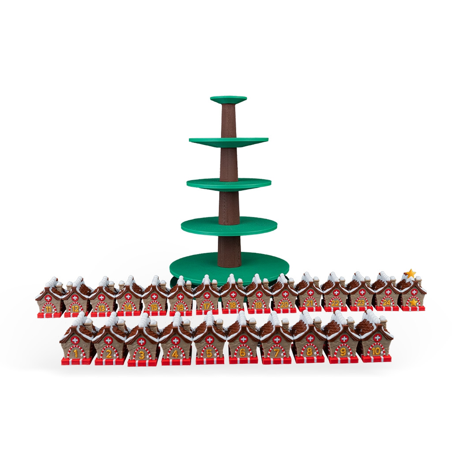 Tree Top Village Countdown Containers