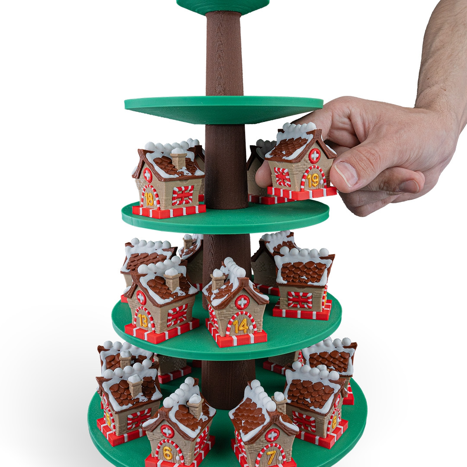 Tree Top Village Countdown Containers